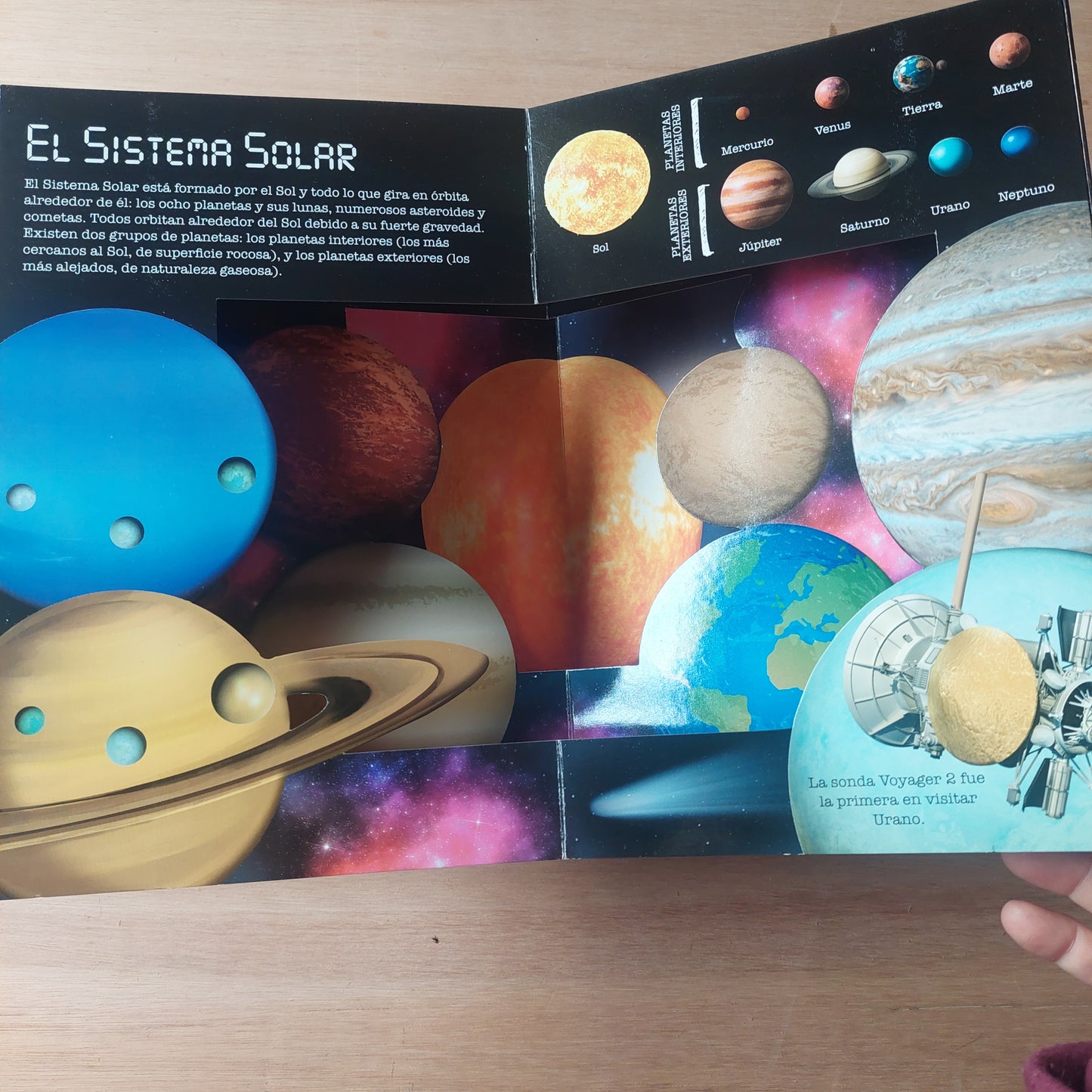 El espacio. Pop-up 3d