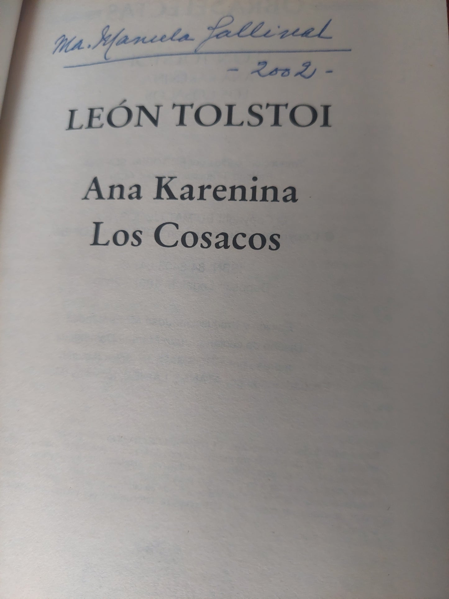 Obras selectas León Tolstói