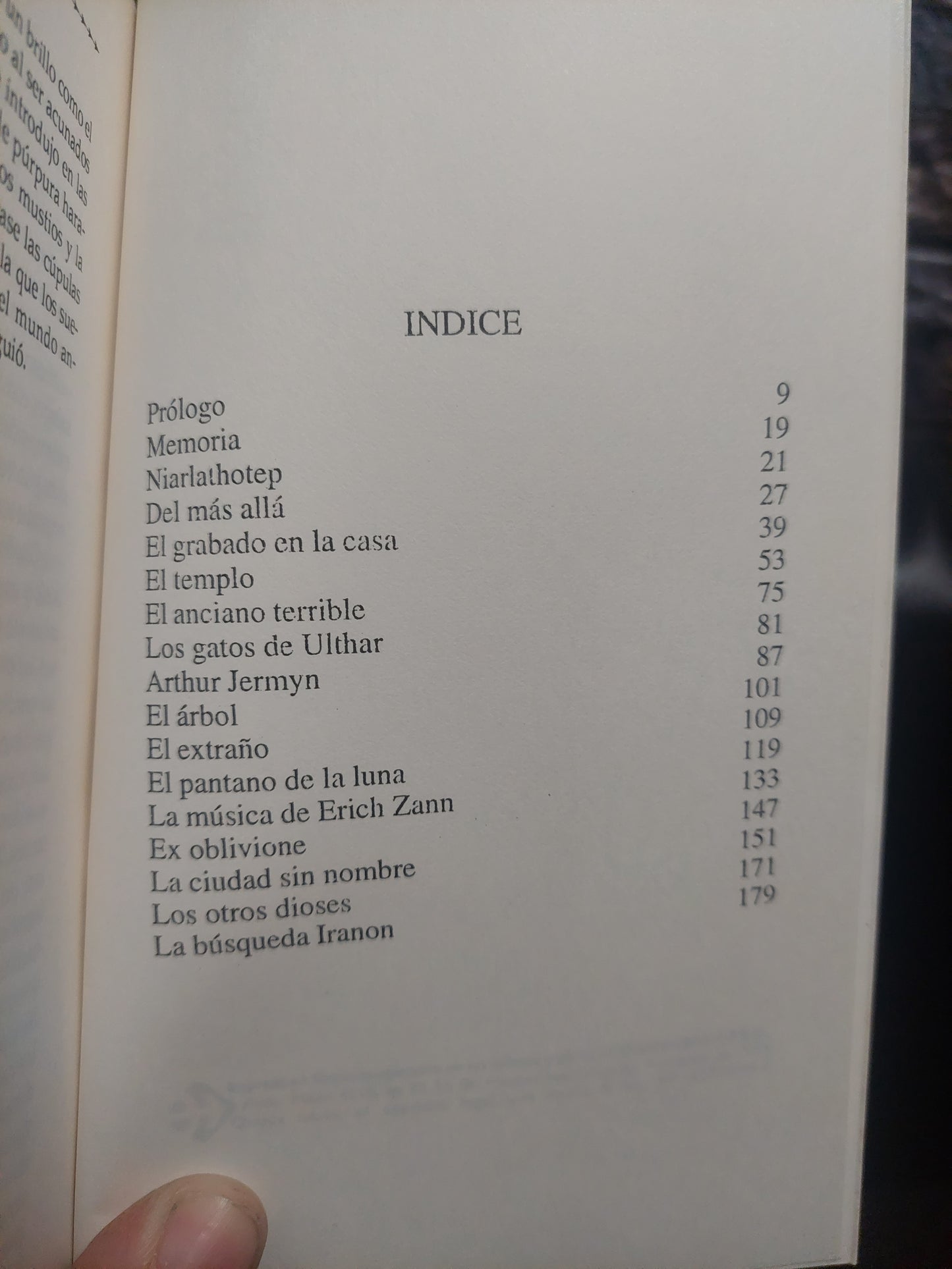 Del más allá y otros relatos - Lovecraft