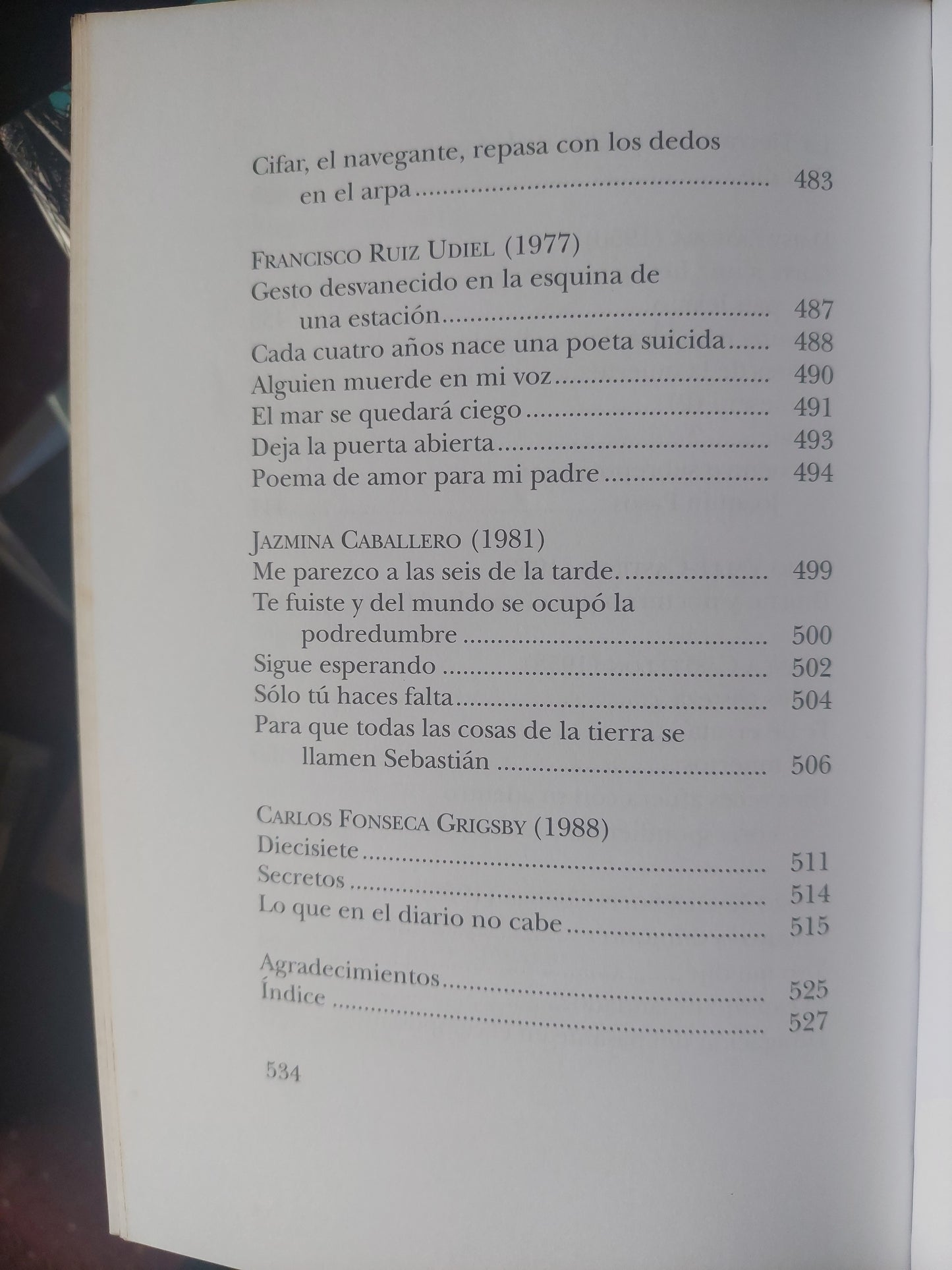 Antología . La poesía del siglo XX en Nicaragua