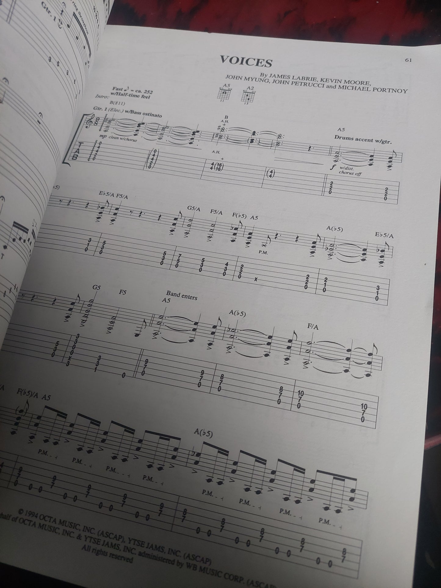 Dream Theater. Awake (libro de tablaturas)