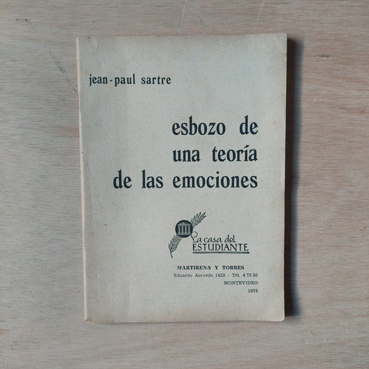 Esbozo de una teoría de las emociones - Sartre