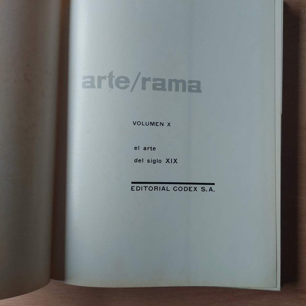 Arte Rama vol X. El arte del siglo XIX