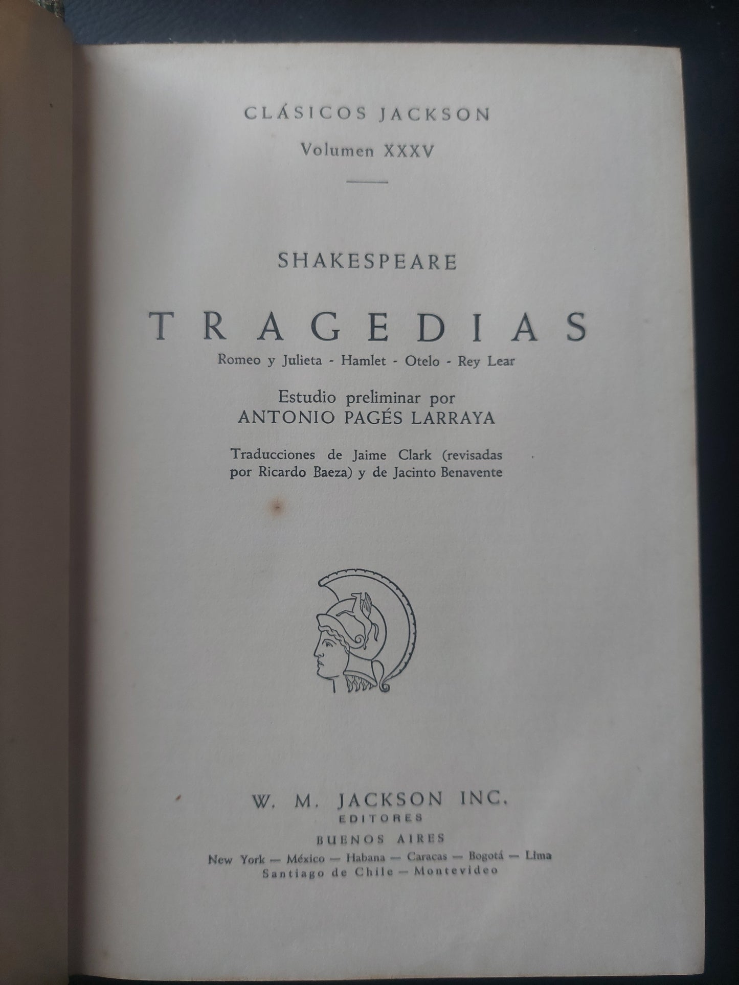 Comedias y tragedias Shakespeare