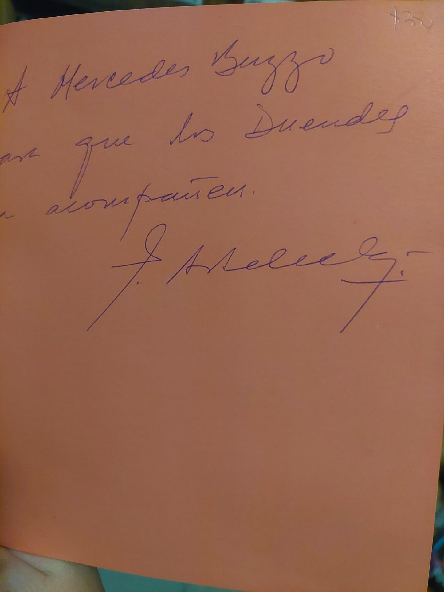 La canción de los duendes - Jorge Arbeleche. Firmado por el autor