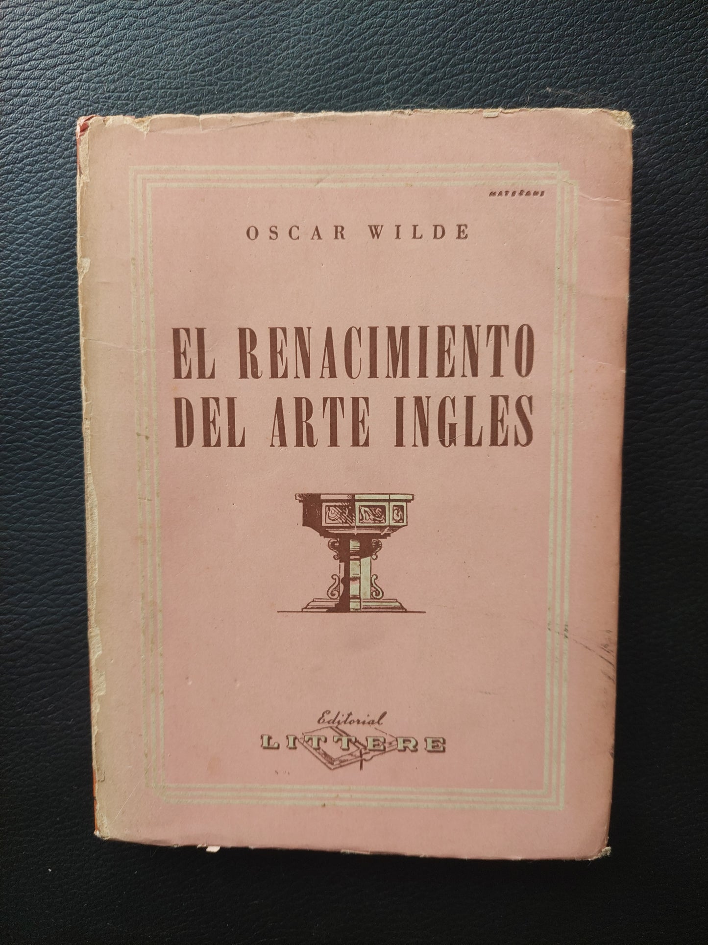 El renacimiento del arte inglés - Oscar Wilde