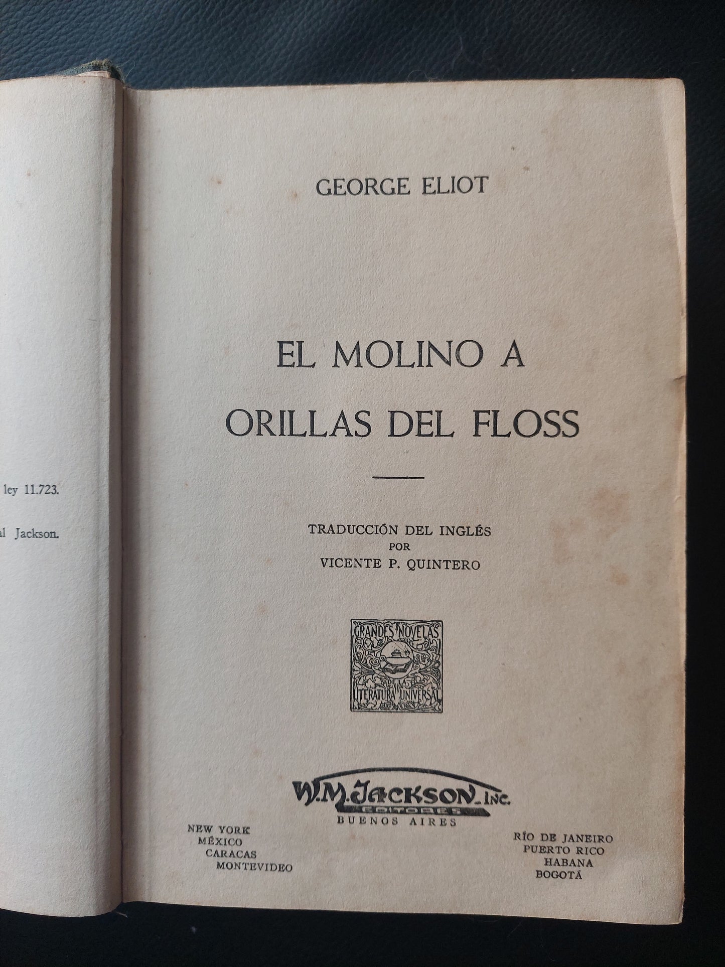 El molino a orillas del Floss - George Eliot