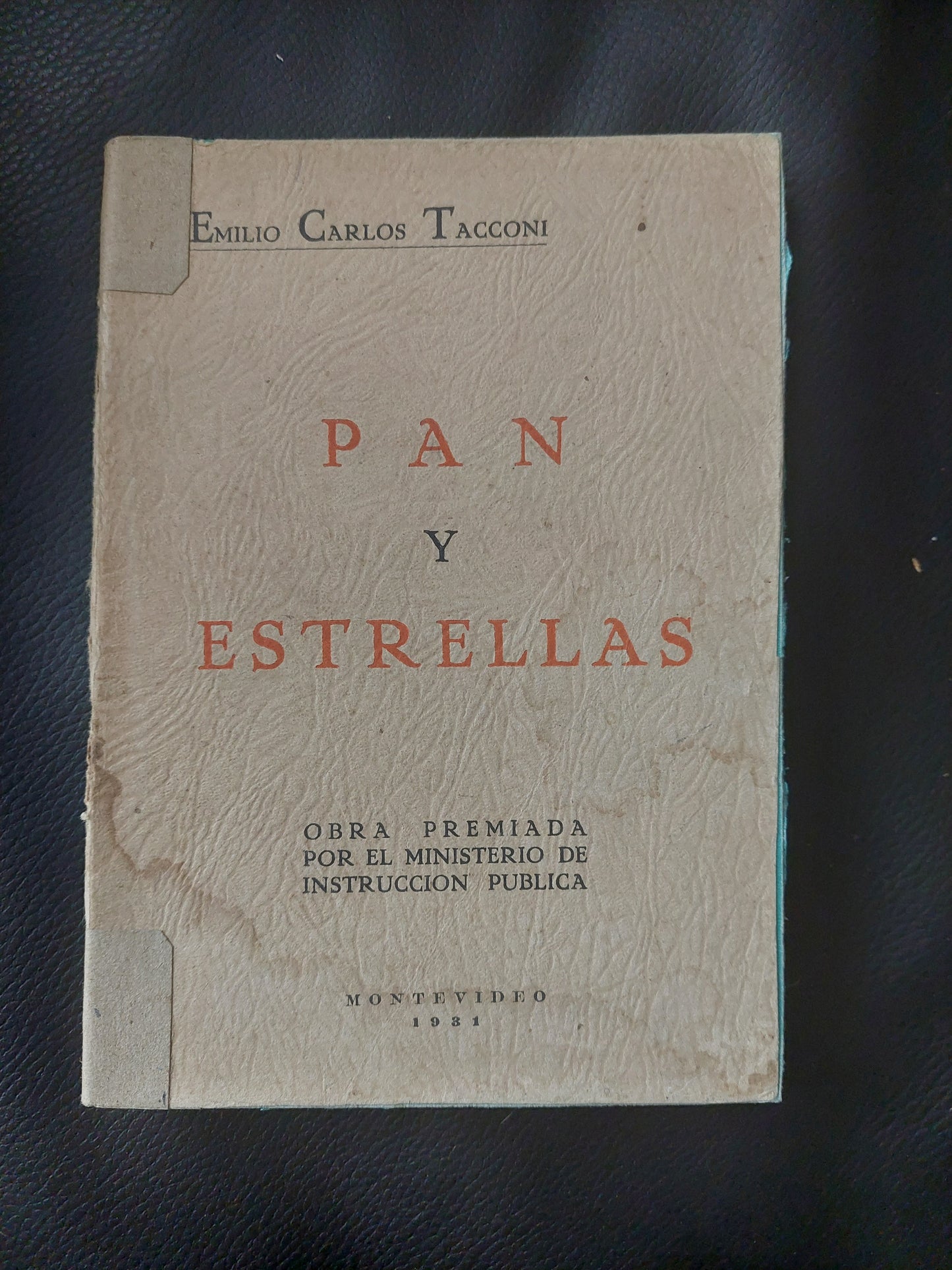 Pan y estrellas - Emilio Carlos Tacconi. Firmado por el autor, 1931