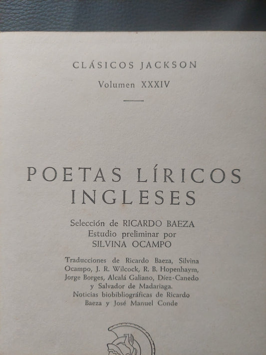 Poetas líricos ingleses