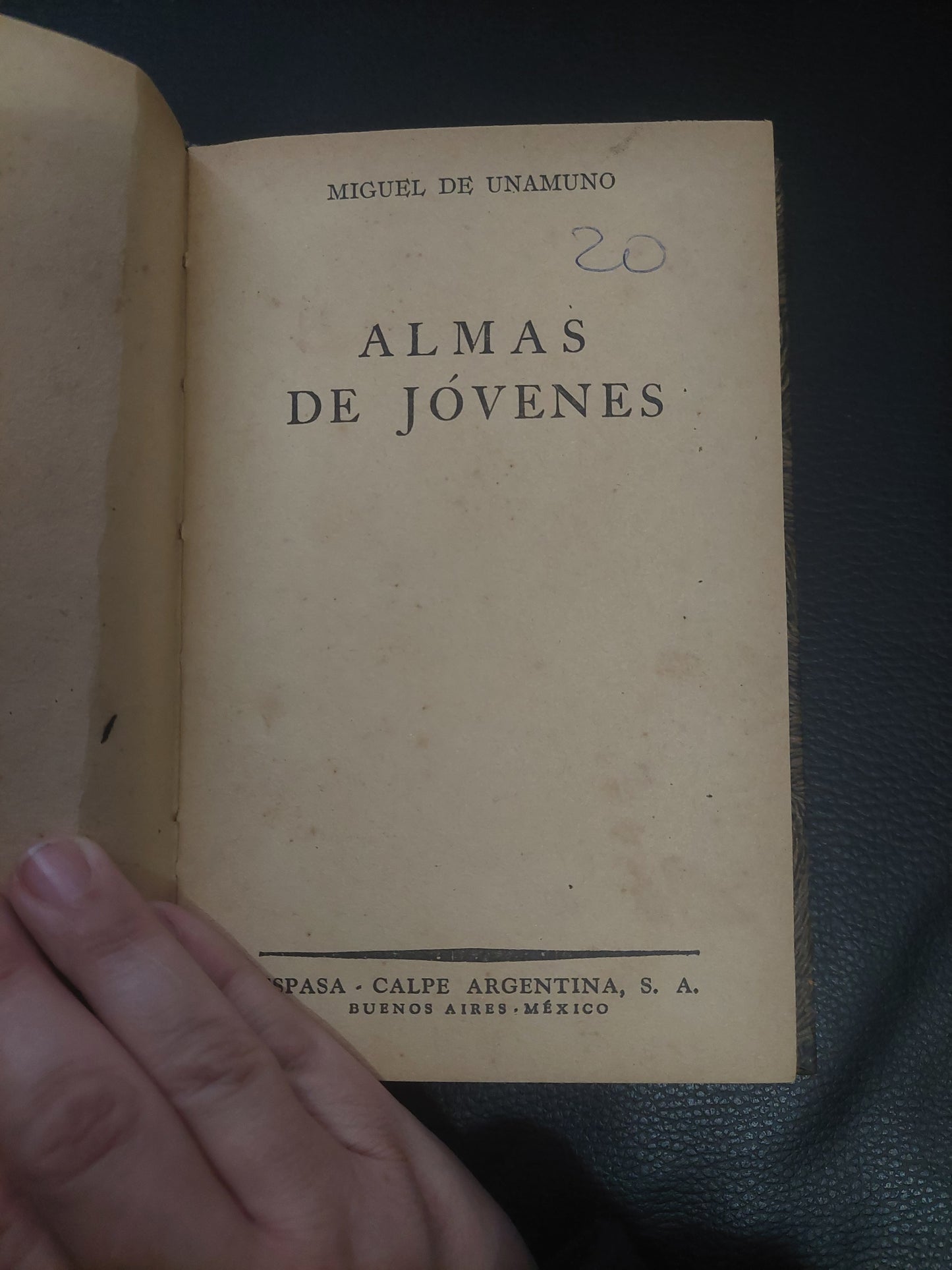 Almas de jóvenes - Unamuno