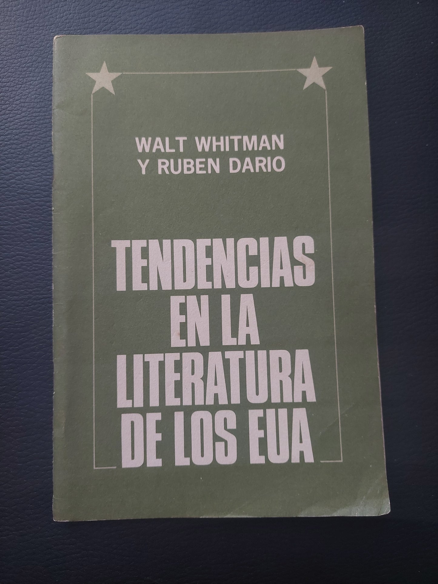 Walt Whitman y Rubén Darío. Tendencias en la literatura de los EUA