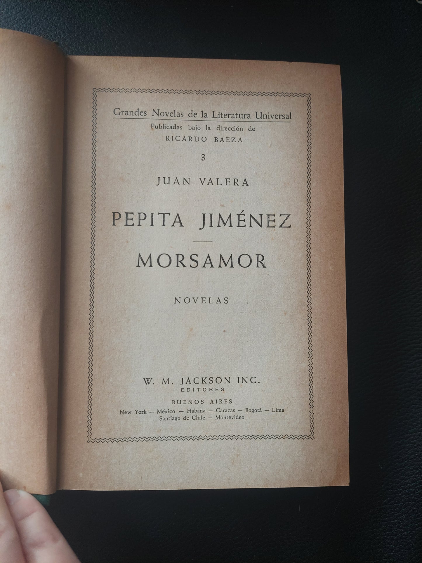 Pepita Jimenez/Morsamor