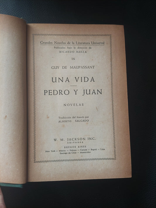 Un vida y Pedro y Juan - Guy de Maupassant