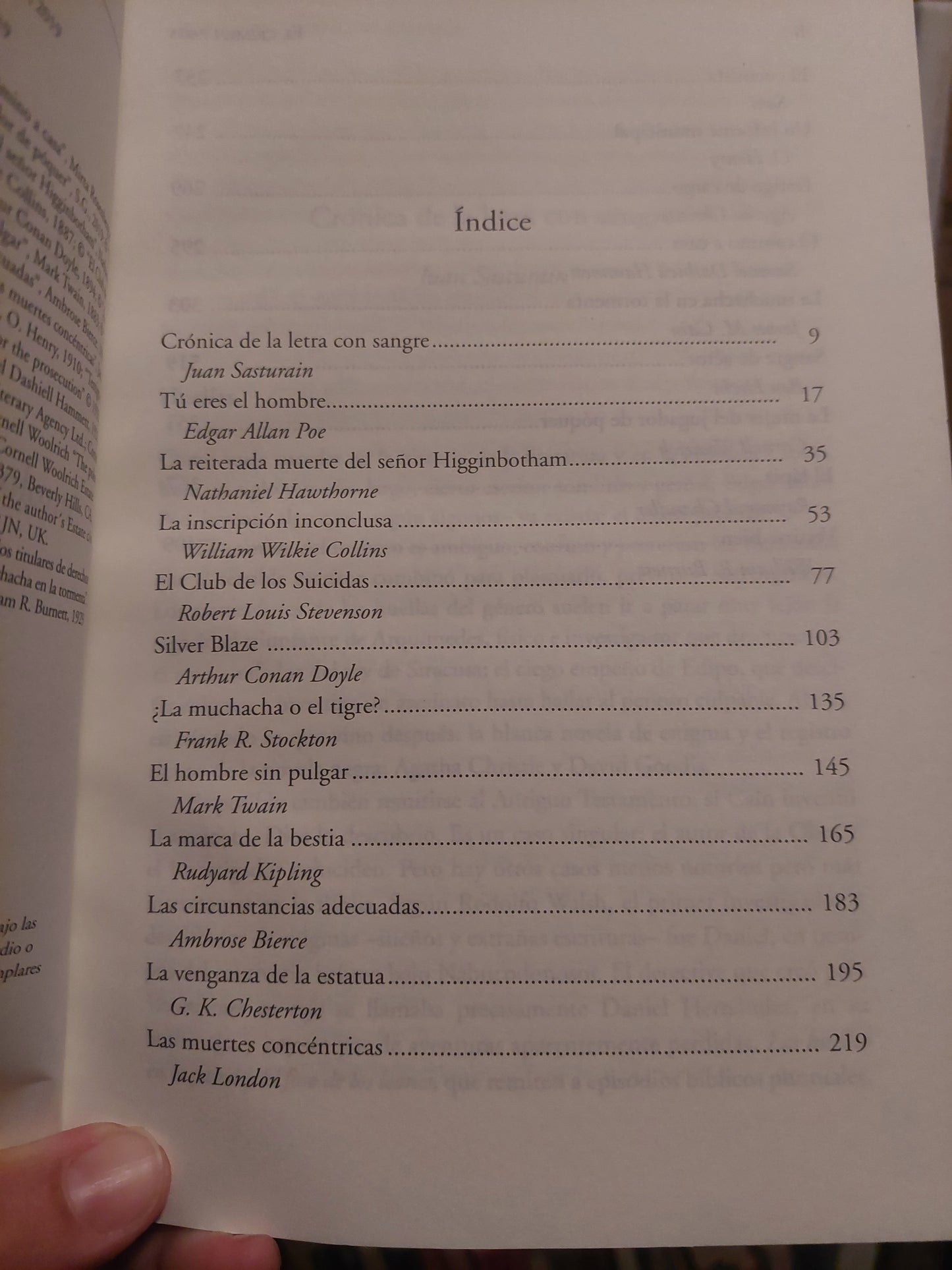 El crimen paga. Antología del cuento policial clásico. (como nuevo)