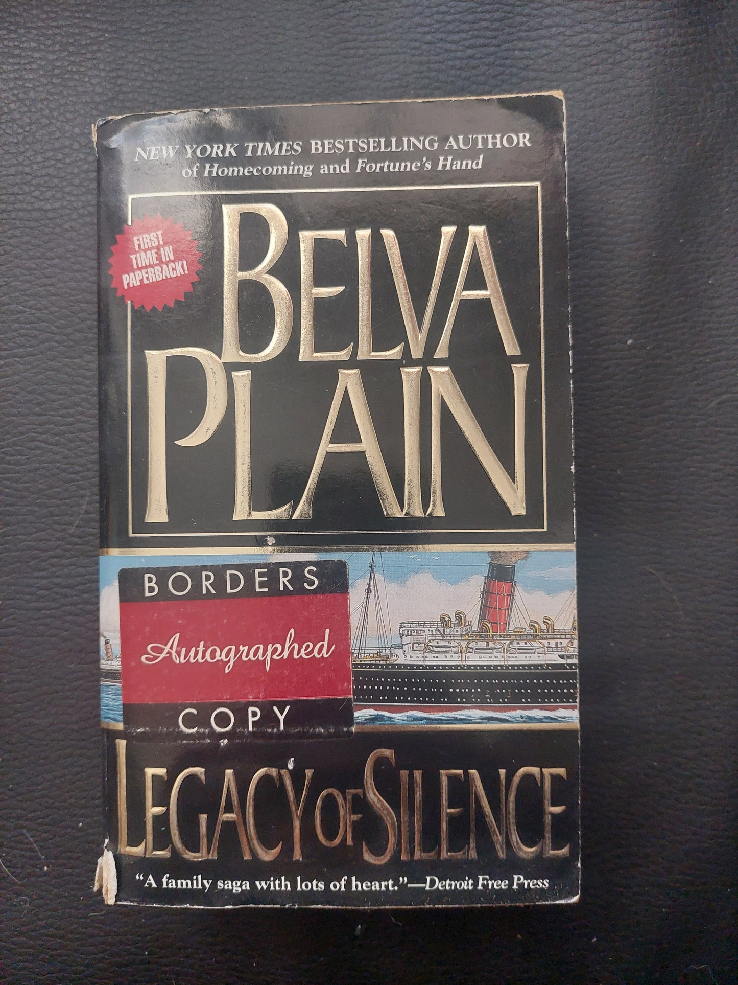 Legacy of silence - Belva Plain