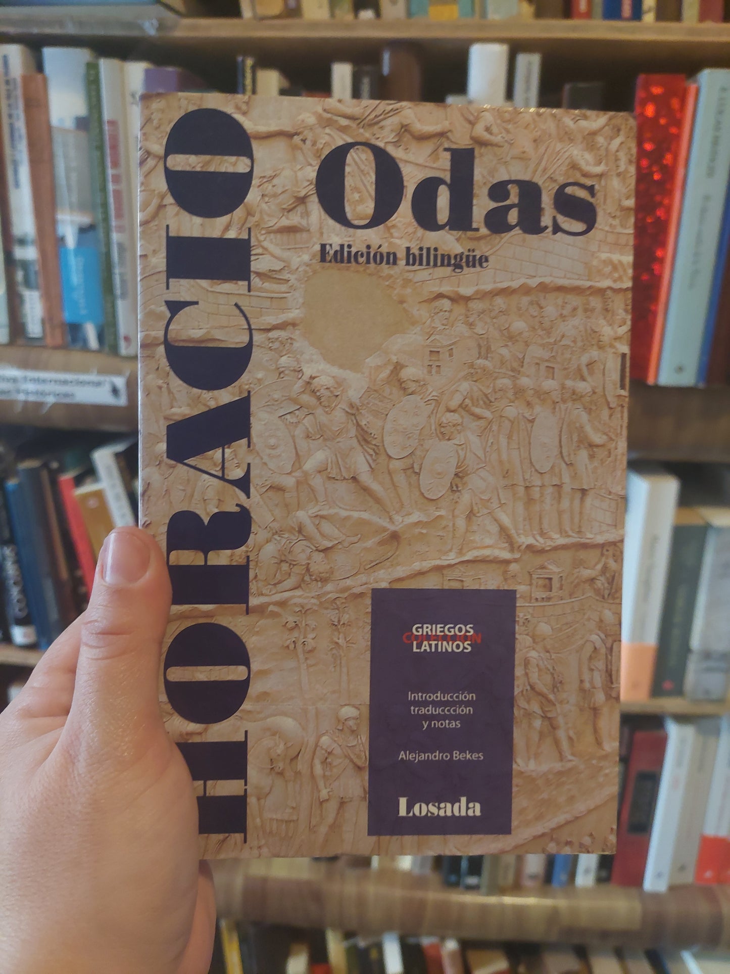 Odas - Horacio. Edición bilingue (latín español)