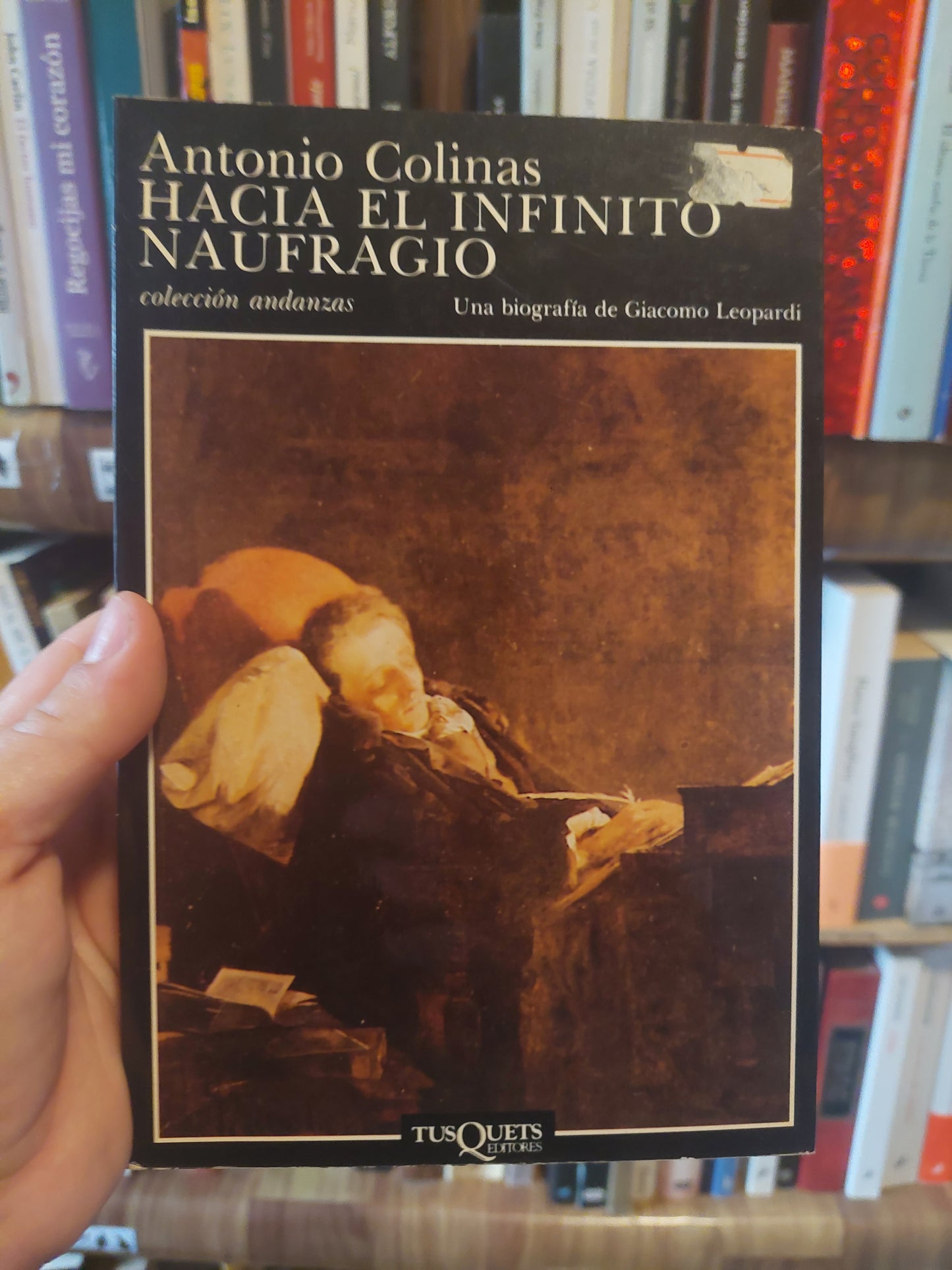 Hacia el infinito naufragio. Una biografía de Giacomo Leopardi - Antonio Colinas