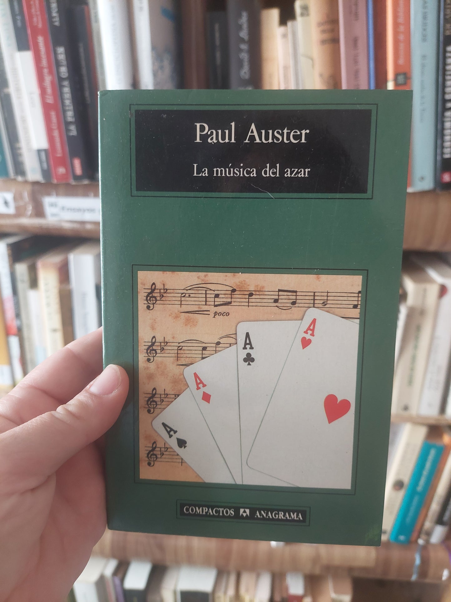 La música del azar - Paul Auster