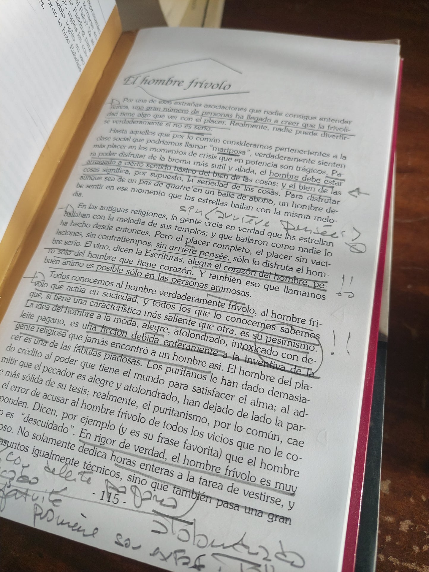 El hombre común y otros ensayos sobre la modernidad - G. K. Chesterton. Subrayado y anotado