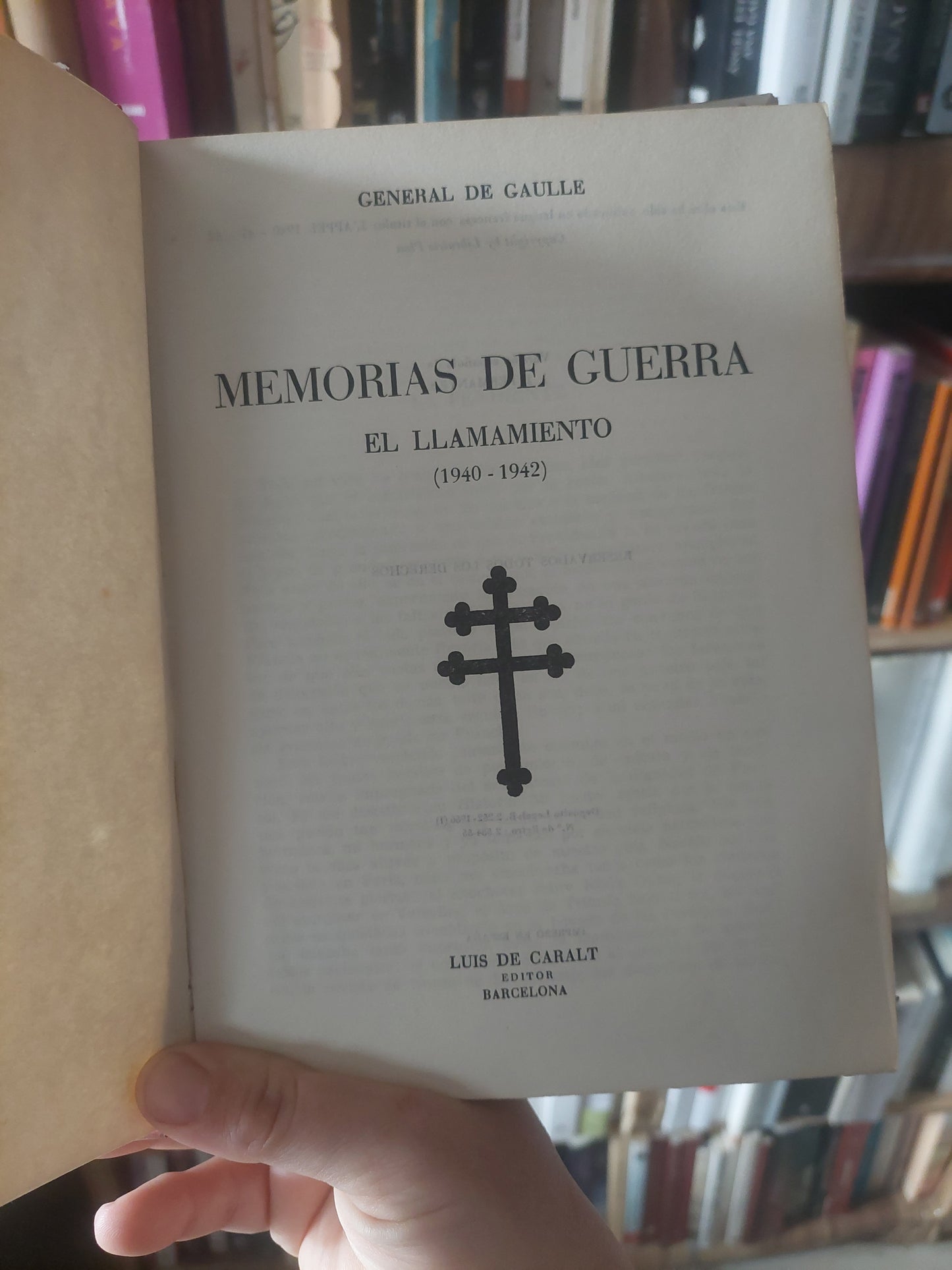 Memorias de guerra: el llamamiento (1940-1942) - General de Gaulle