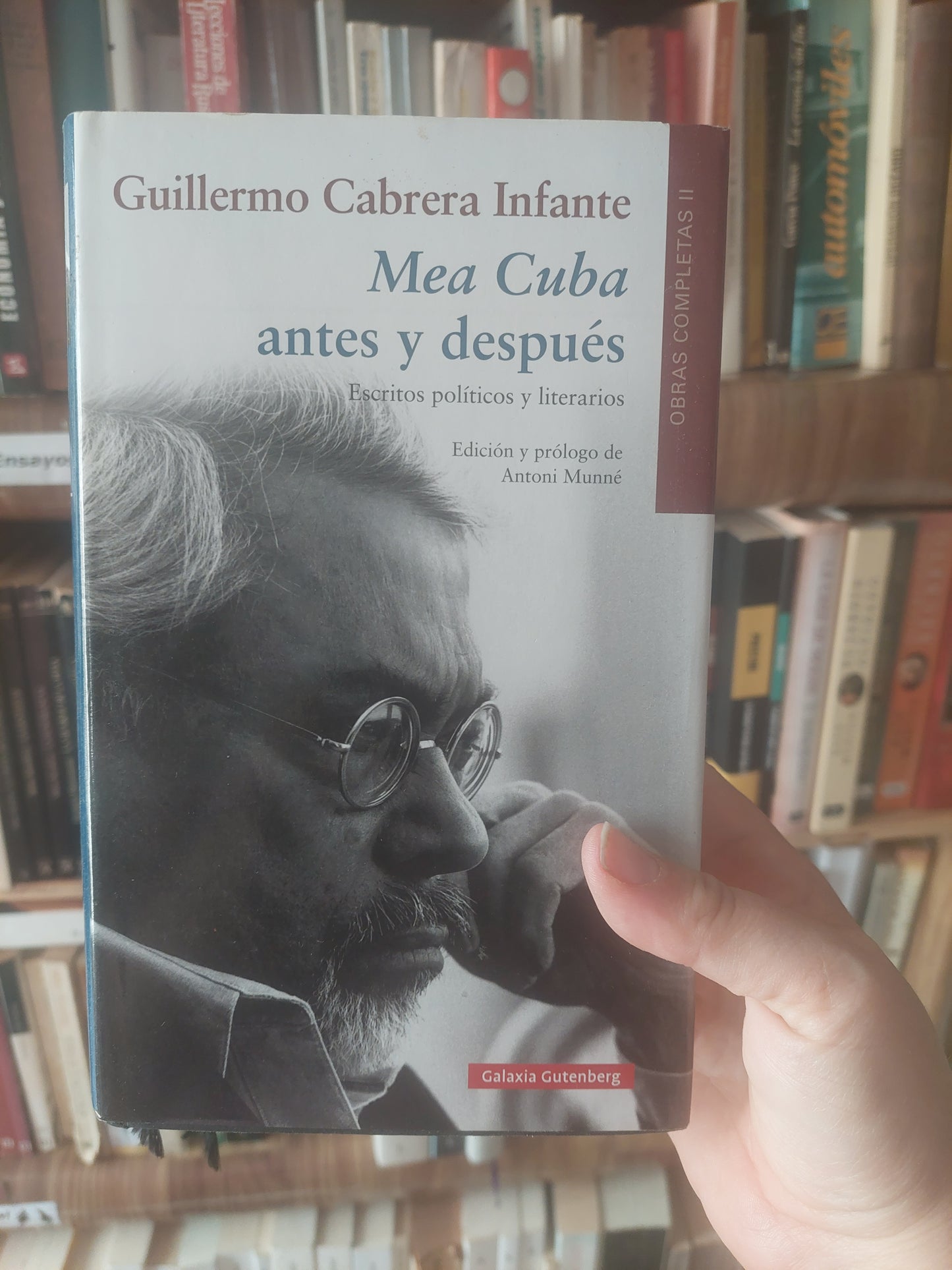 Mea Cuba antes y después - Guillermo Cabrera Infante (como nuevo)