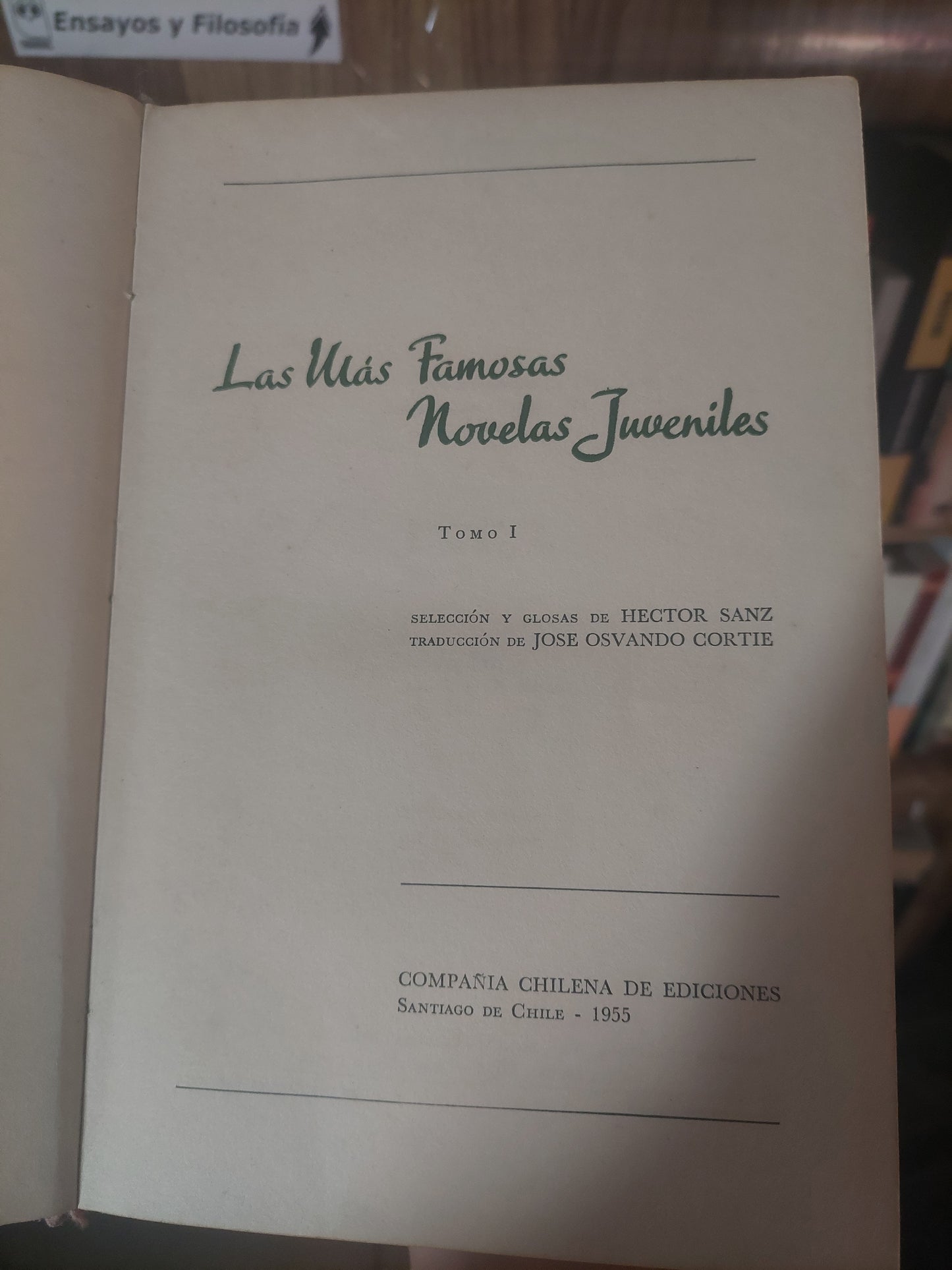 Las más famosas novelas juveniles tomo I.
