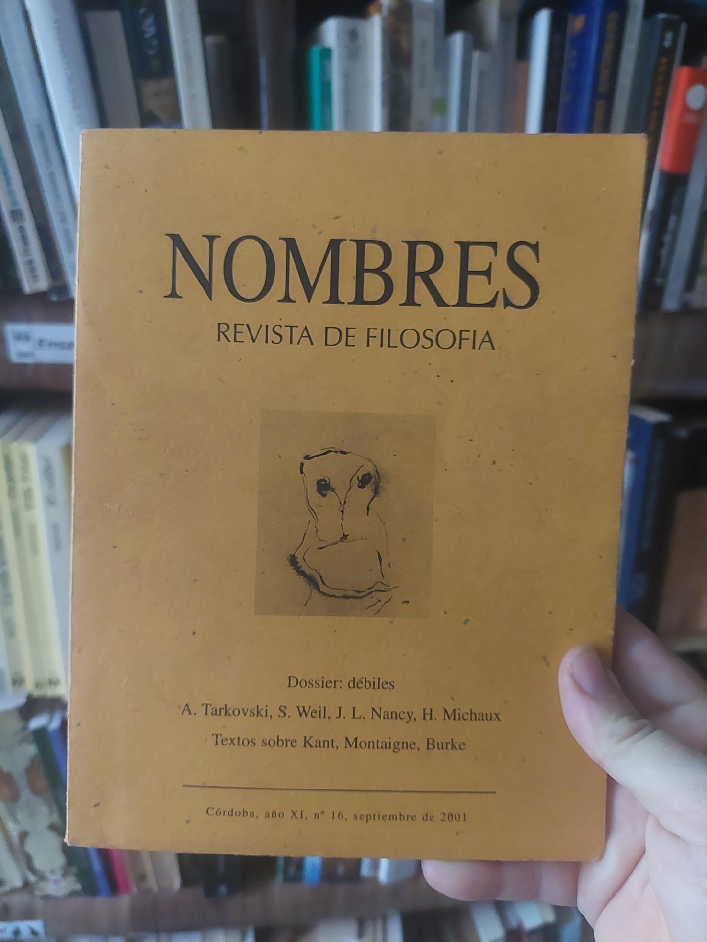 Nombres. Revista de filosofía