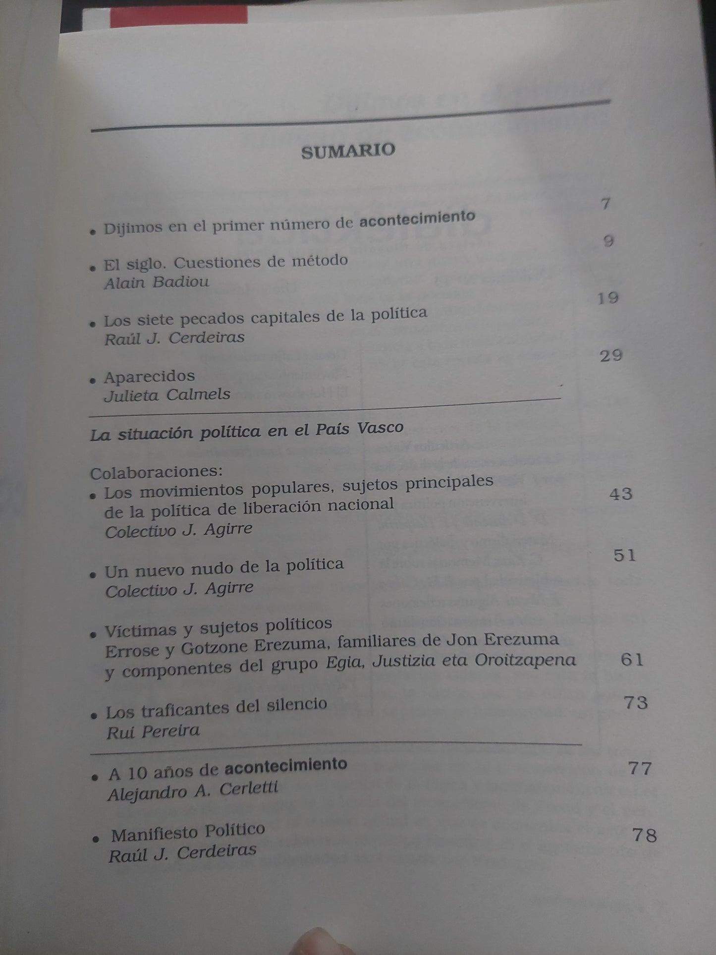 Acontecimiento 21