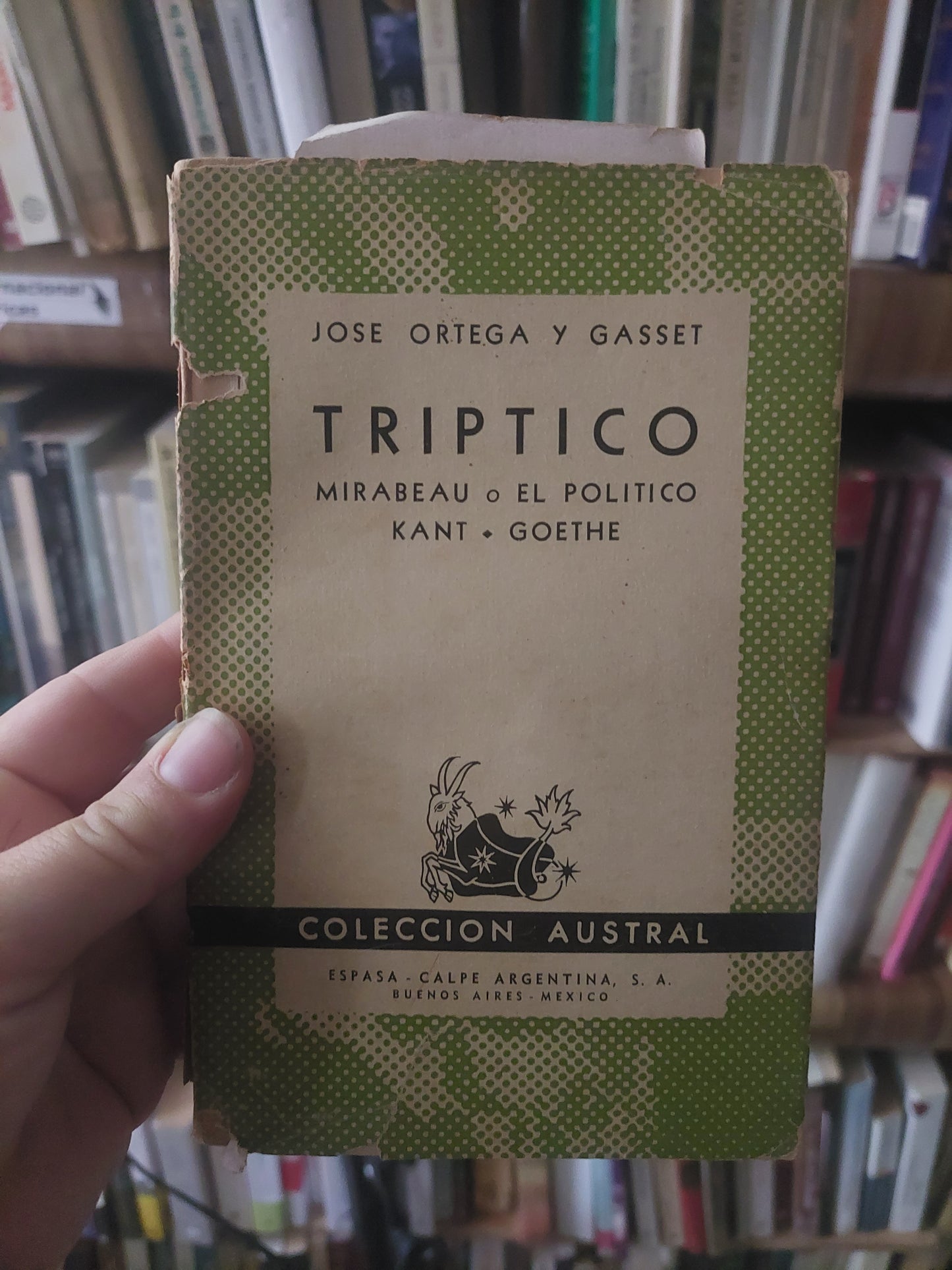Tríptico - José Ortega y Gasset