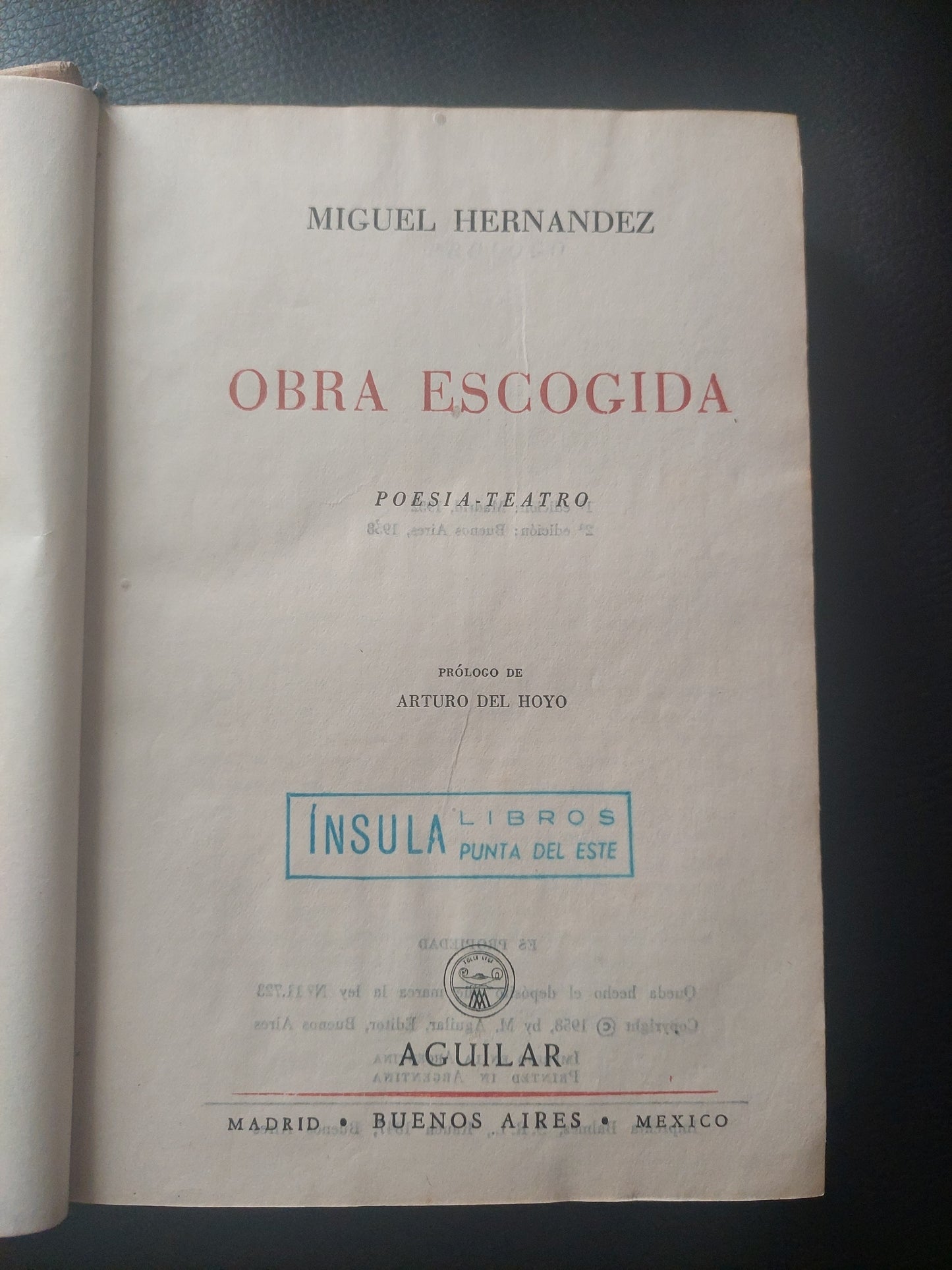 Obras escogidas Miguel Hernández