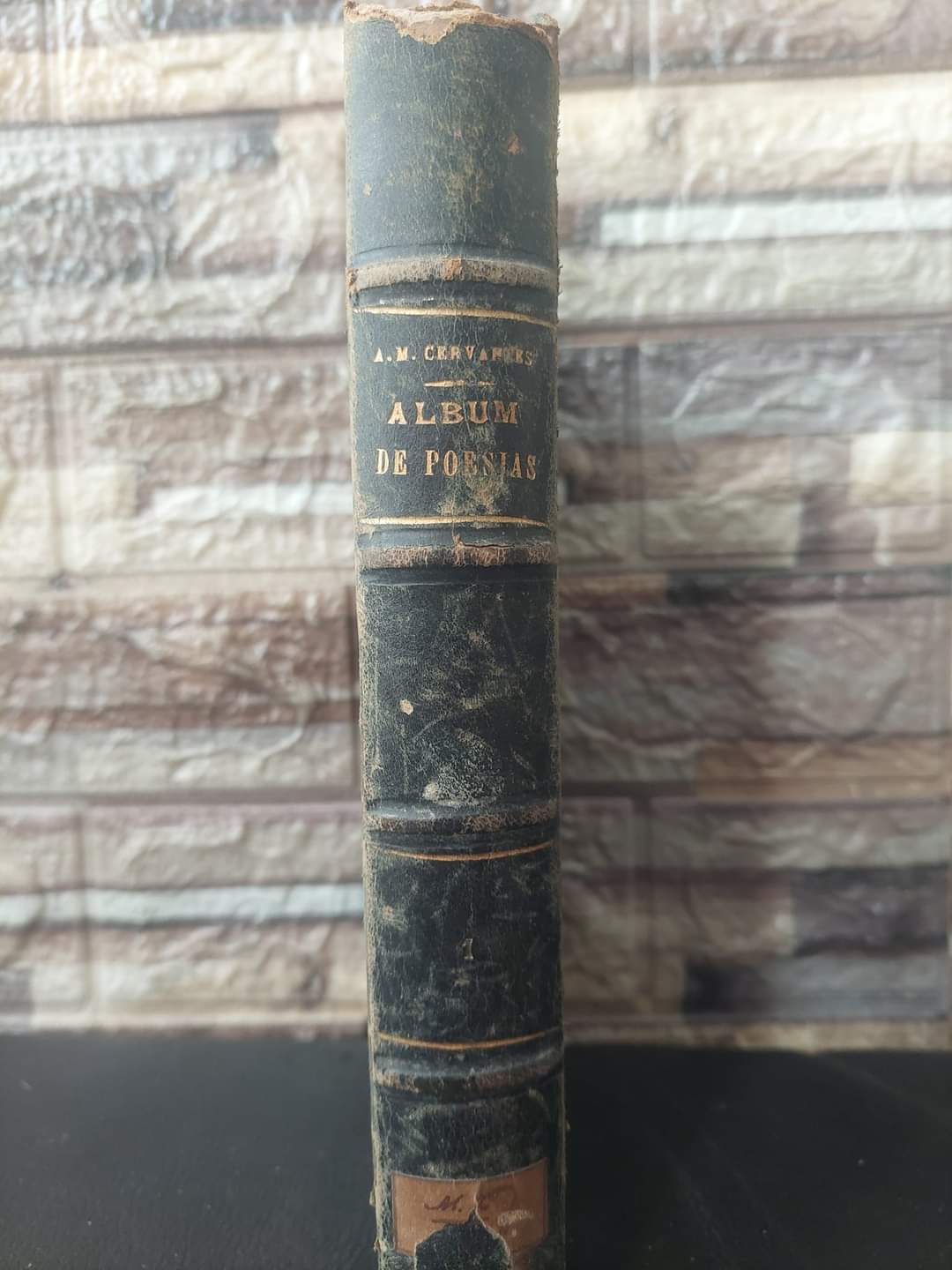 ÁLBUM DE POESÍAS TOMO I - ALEJANDRO MAGARIÑOS CERVANTES. MONTEVIDEO, 1878