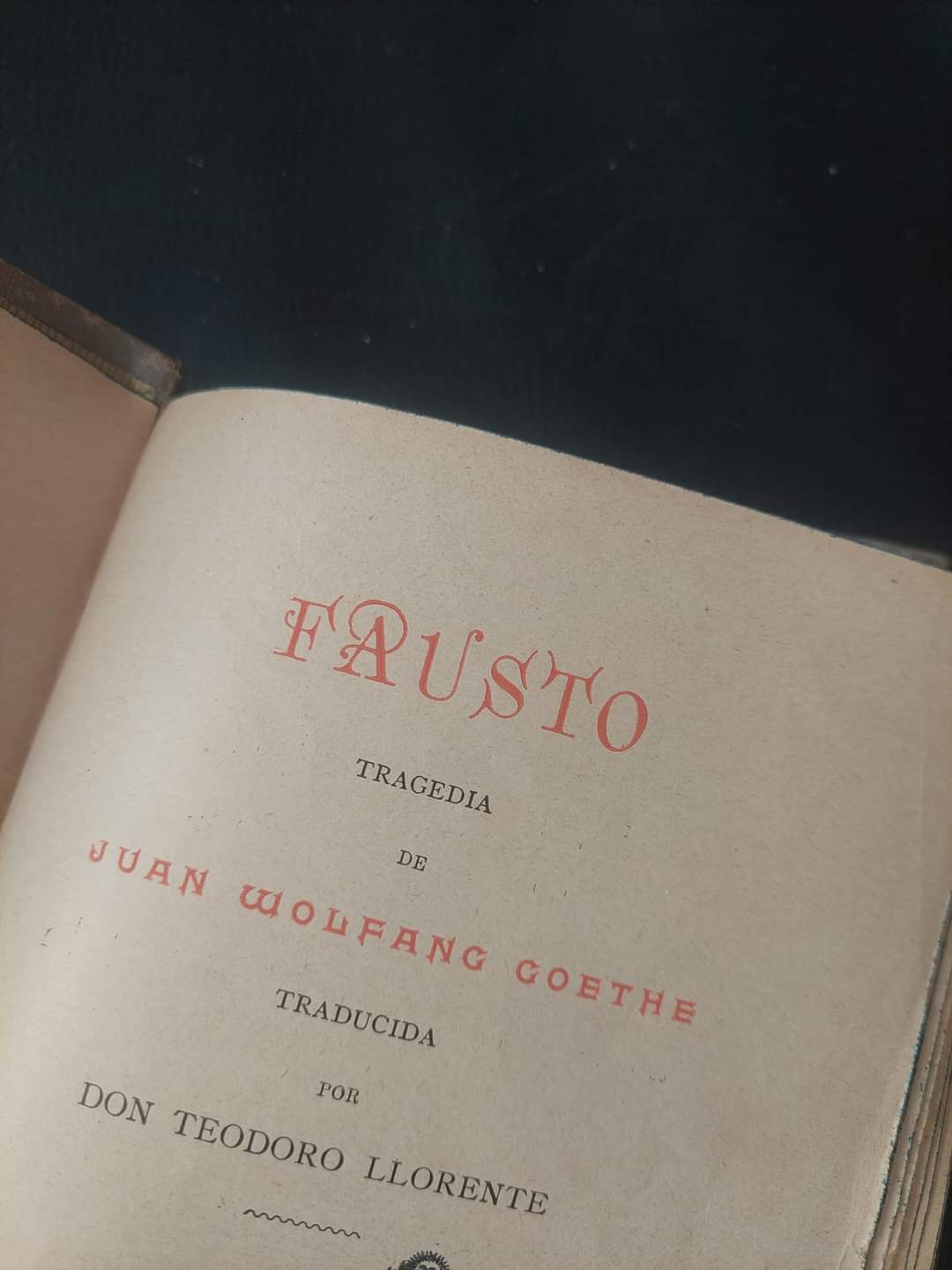 FAUSTO - GOETHE
EDICIÓN DE 1882. CASA EDITORIAL MAUCCHI