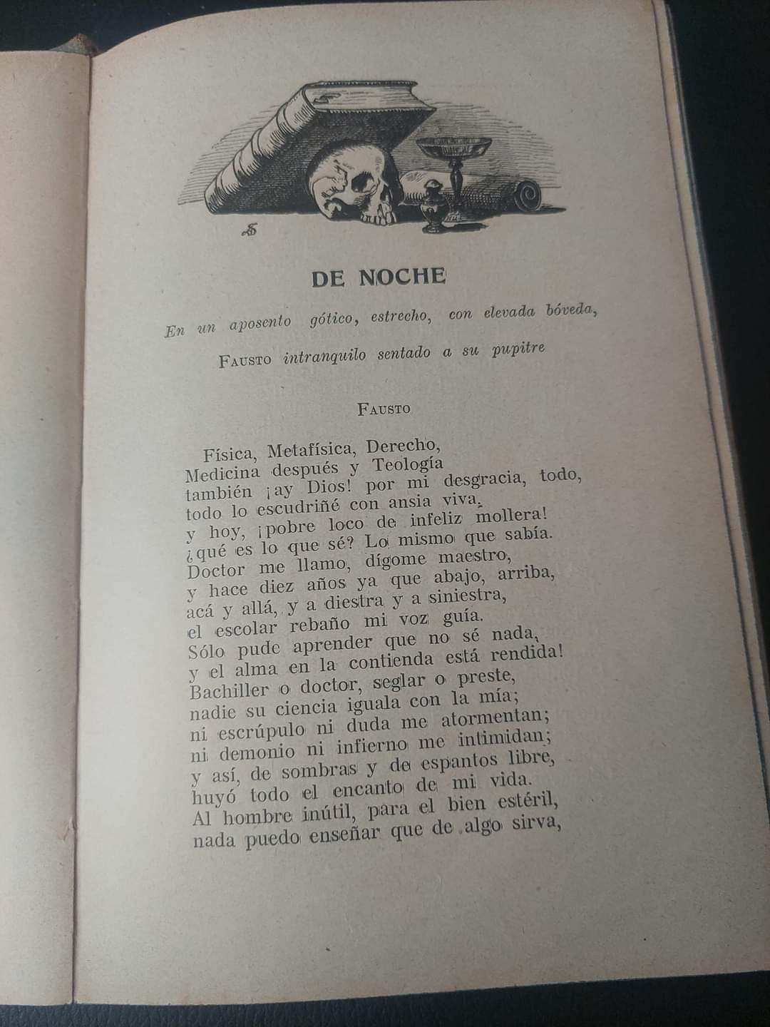 FAUSTO - GOETHE
EDICIÓN DE 1882. CASA EDITORIAL MAUCCHI