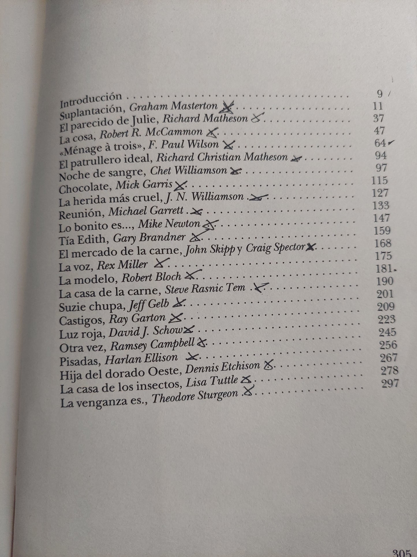 Eros sangriento. Los mejores relatos de terror