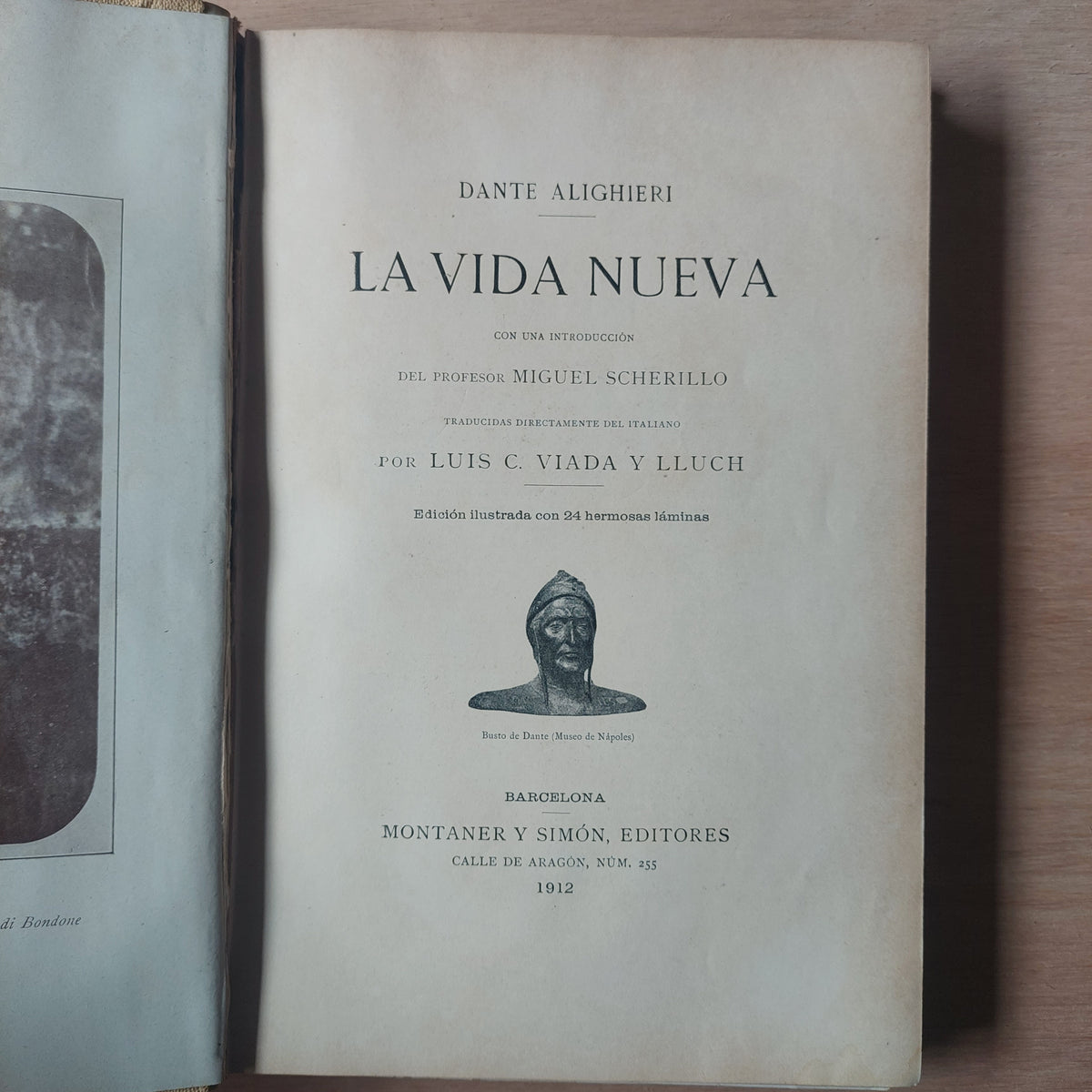 La vida nueva - Dante Alighieri. Edición ilustrada, 1912