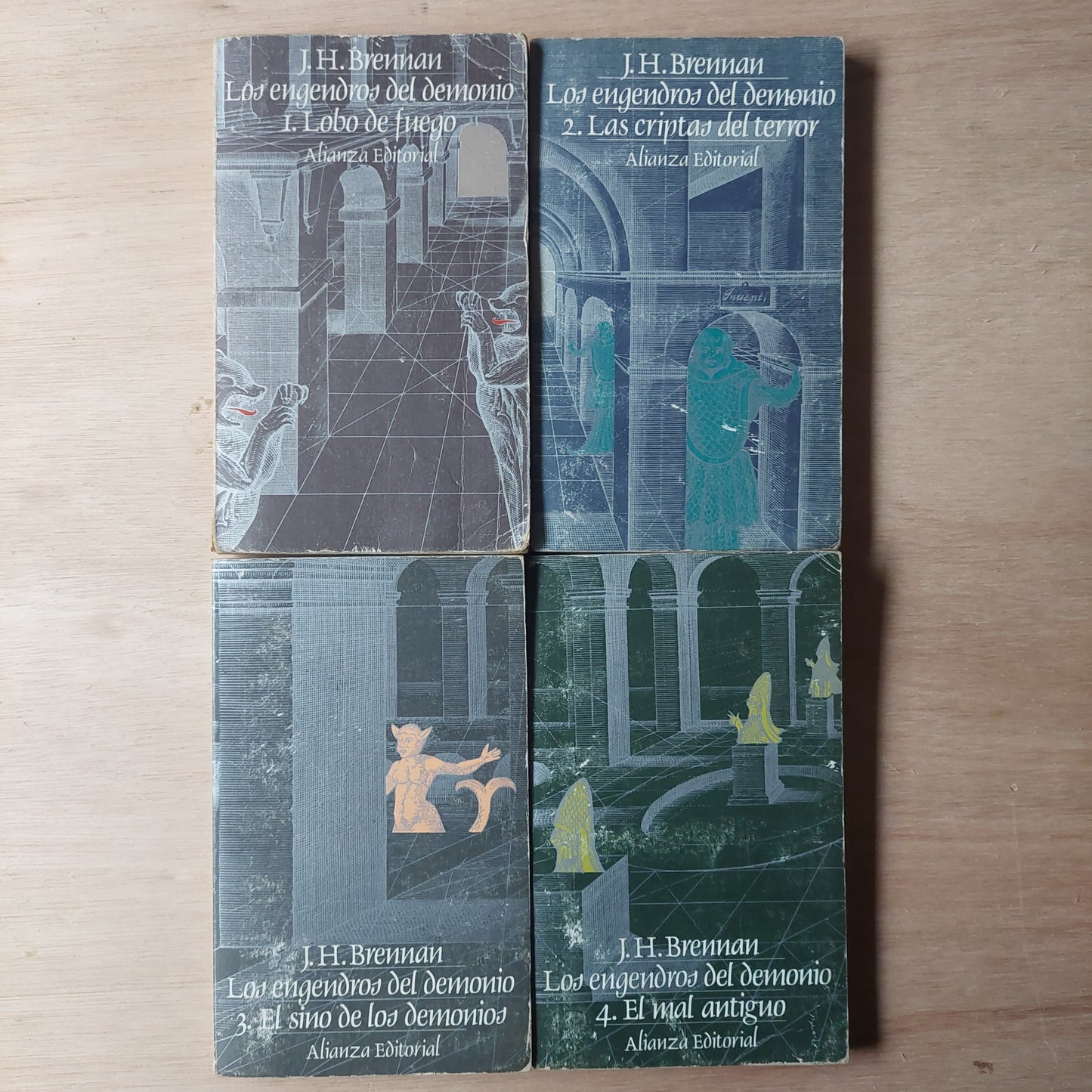 Los engendros del demonio - J. H. Brennan (colección completa de libros-juego)