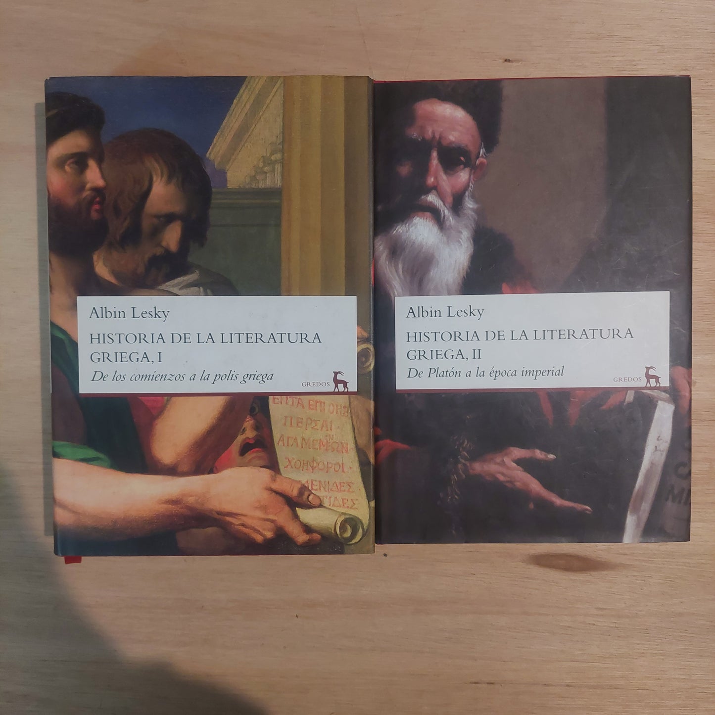 Historia de la literatura griega I y II - Albin Lesky (como nuevos)