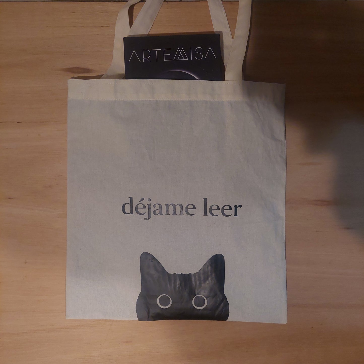 Tote gatito lector