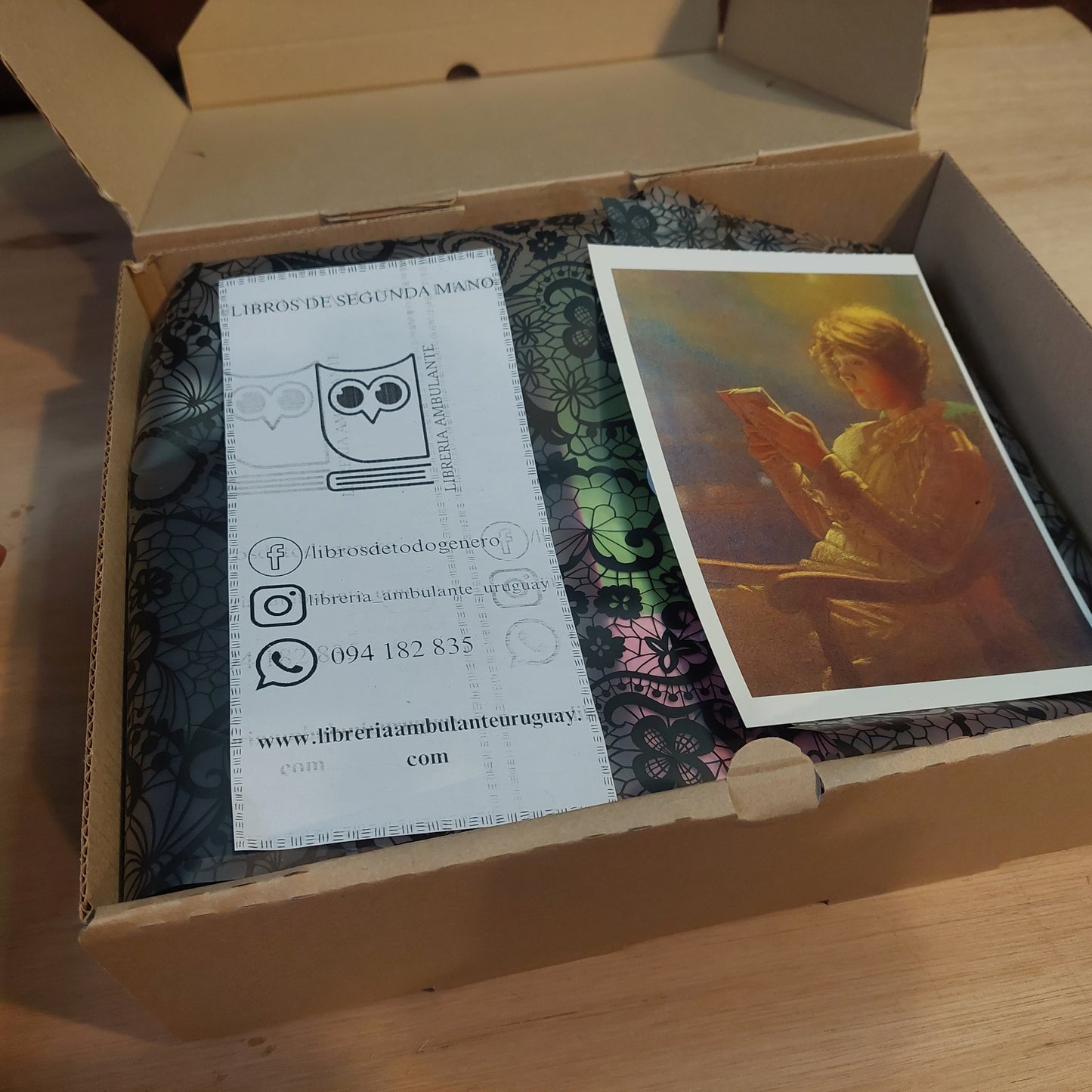 Caja lectora cozy