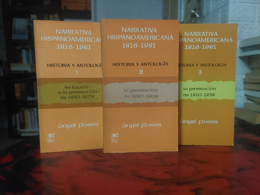 Narrativa hispanoamericana 1, 2 y 3 - Ángel Flores