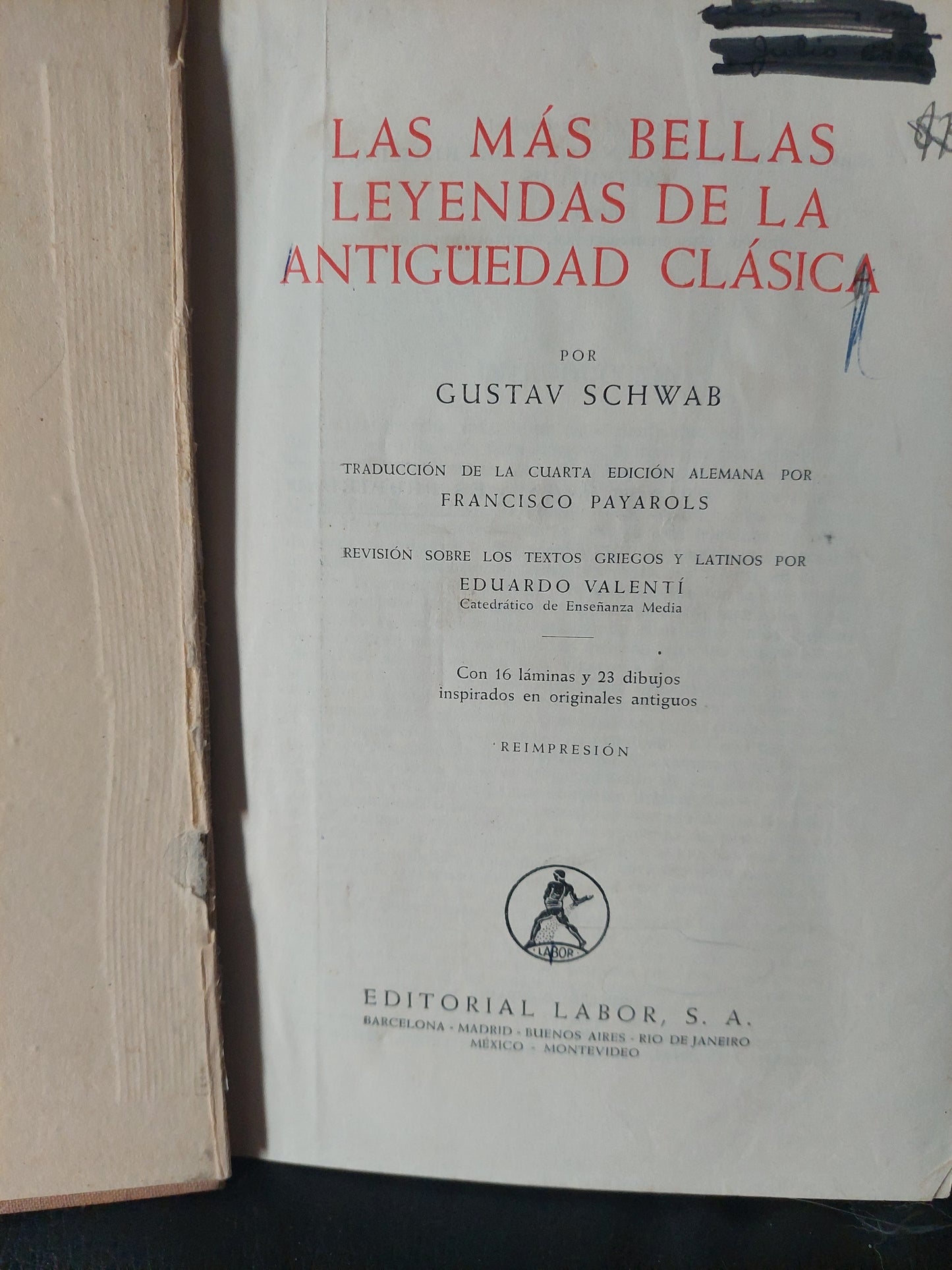 Las más bellas leyendas de la antigüedad clásica - Gustav Schwab