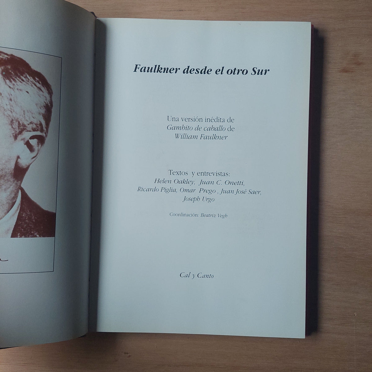 Faulkner desde el otro sur. Una versión inédita de Gambito de caballo