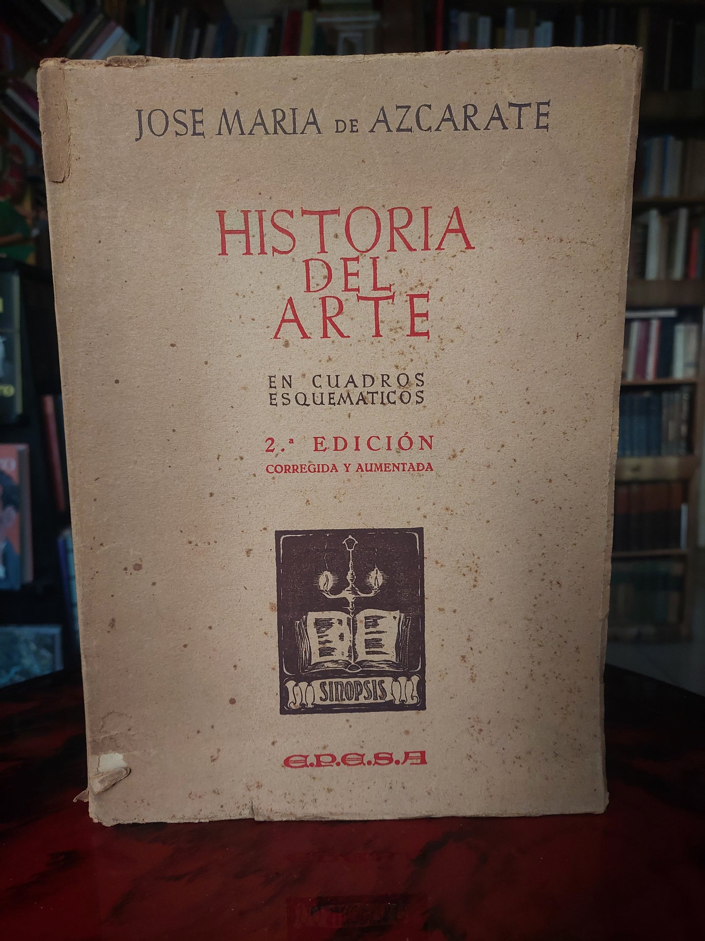 Historia del arte en cuadros esquemáticos - José María de Azcarate (segunda edición, 1950)