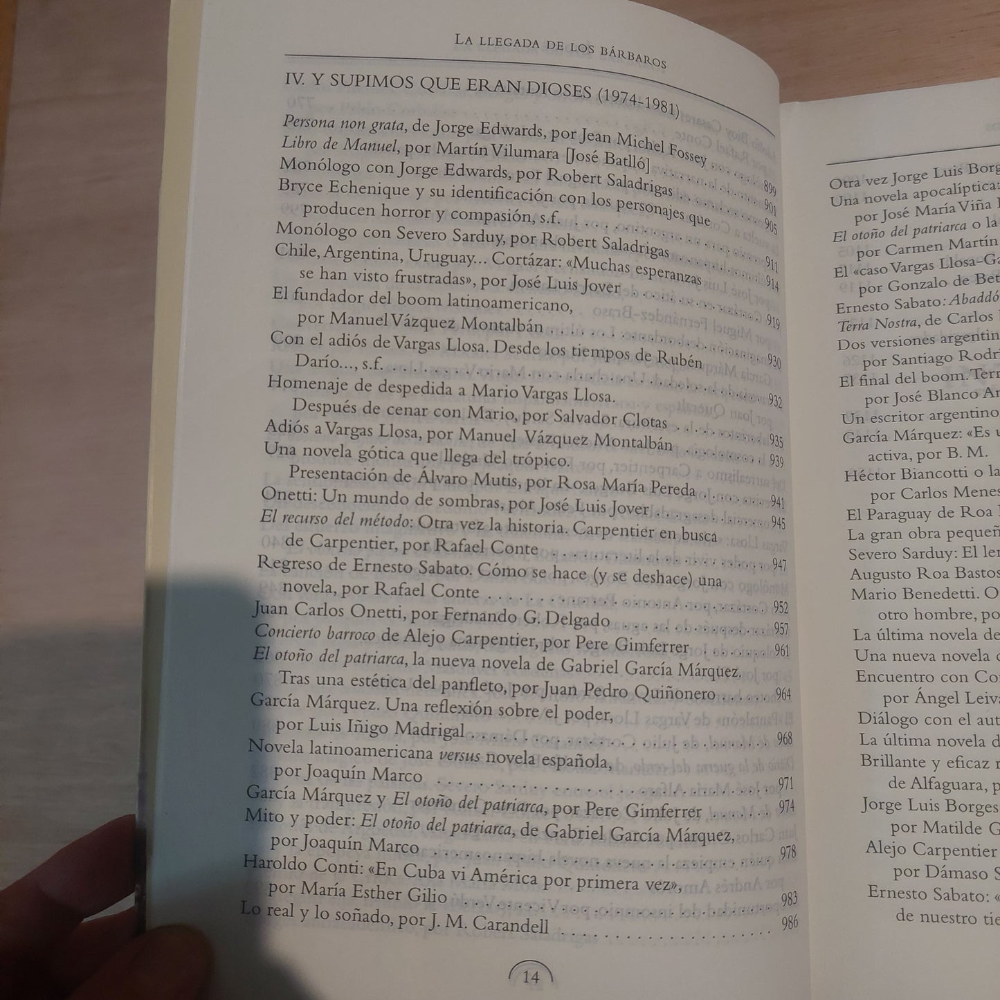 La llegada de los bárbaros - Joaquín Marco y Jordi Gracia