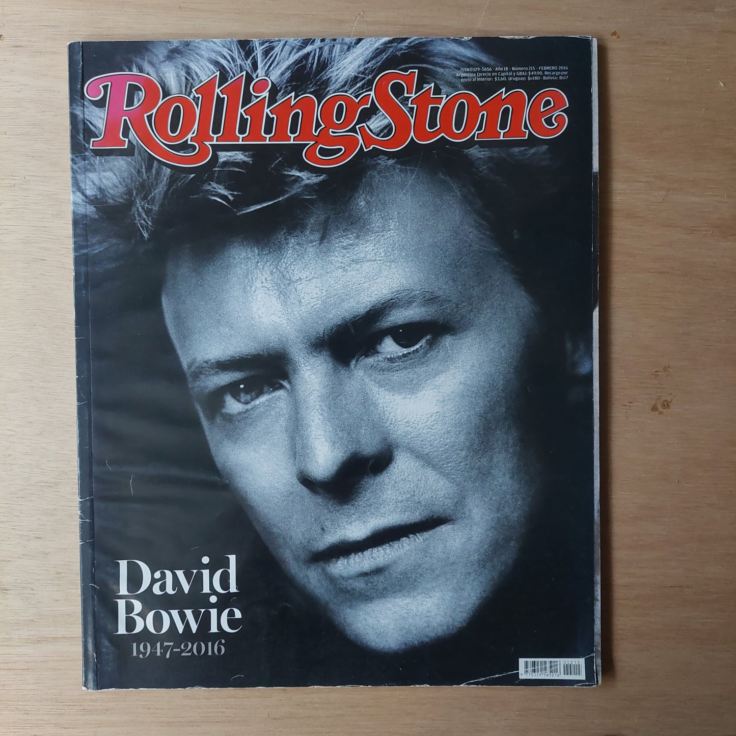Rolling Stone febrero 2016. David Bowie