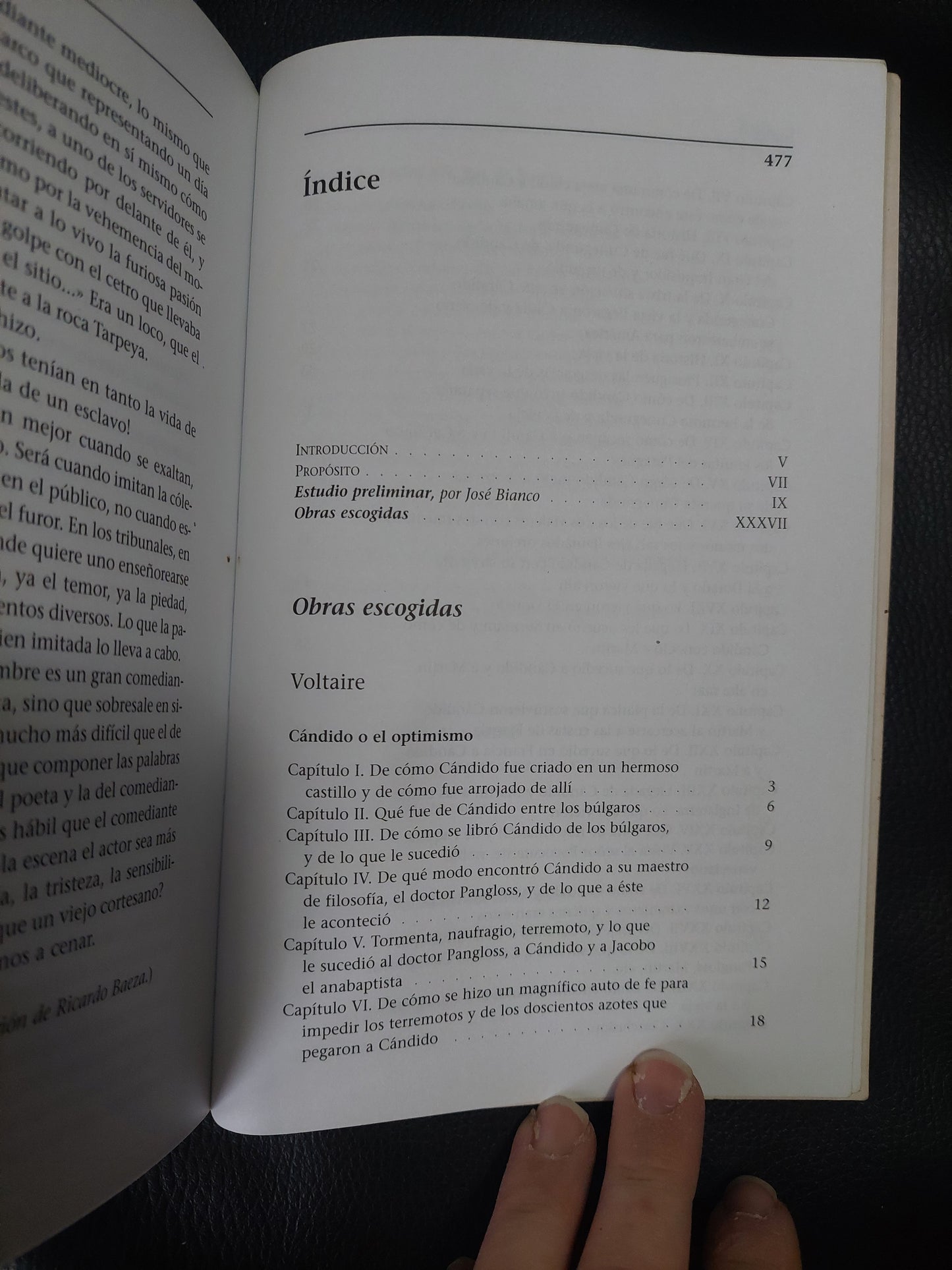 Obras escogidas Voltaire y Diderot
