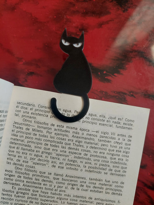 Señalador gatito negro