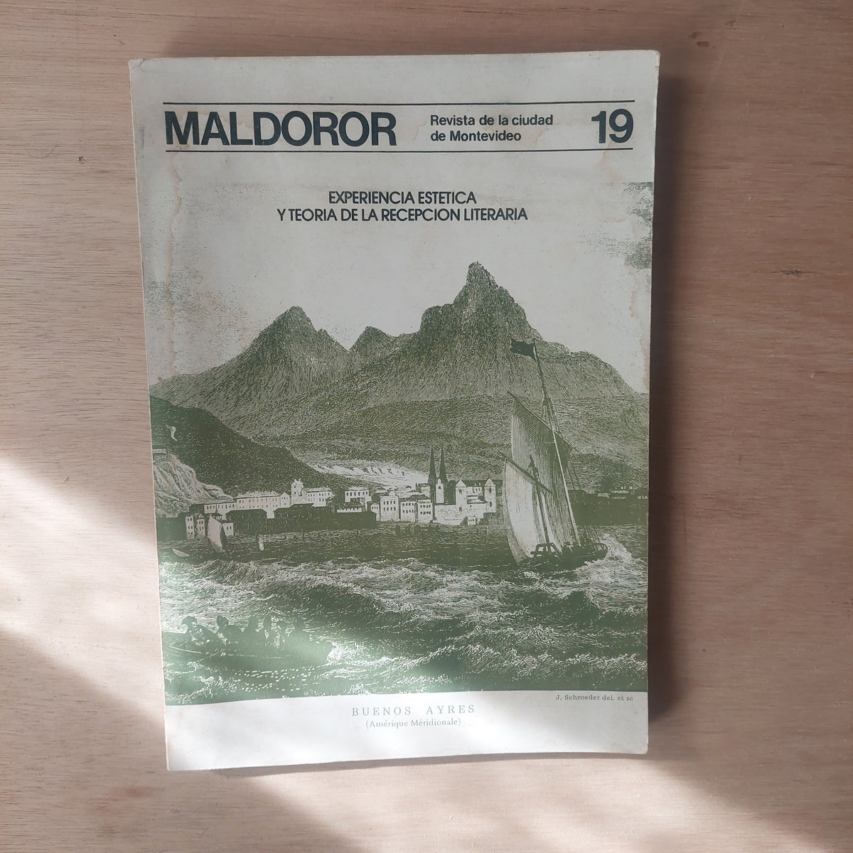 Revista Maldoror 19. Experiencia estética y teoría de la recepción literaria