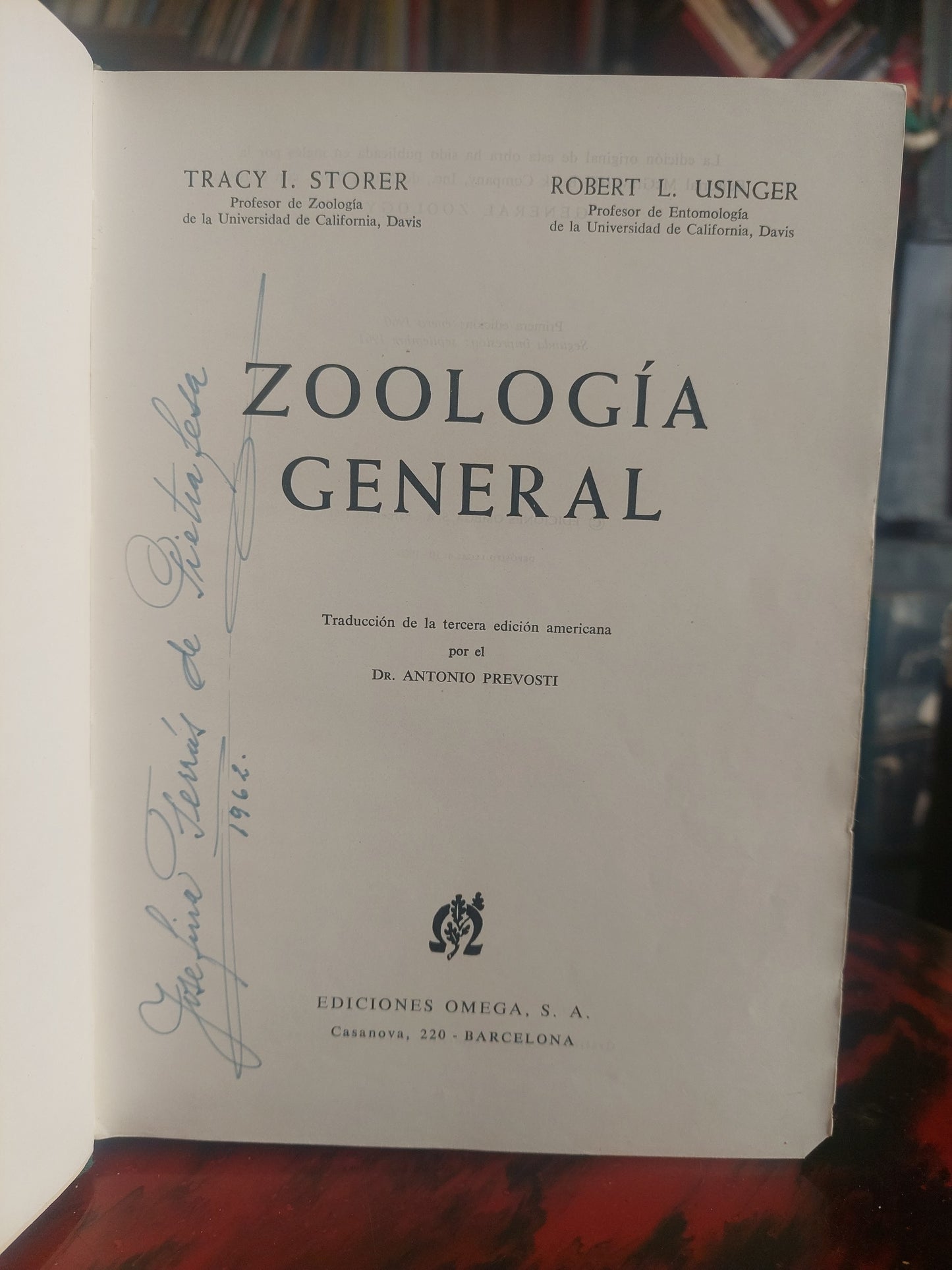 Zoología general - Storer y Usinger