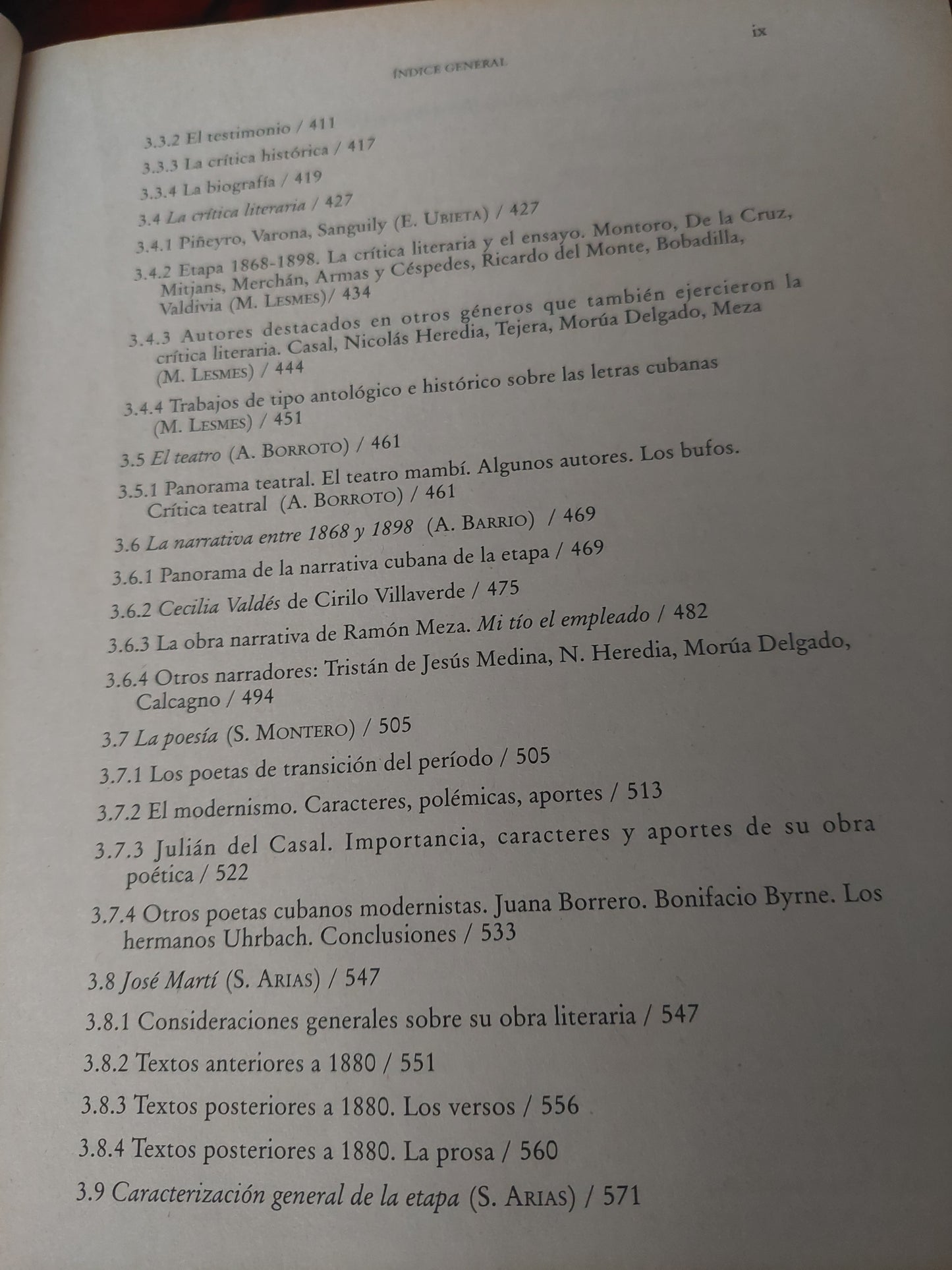 Historia de la literatura cubana. Tomo I